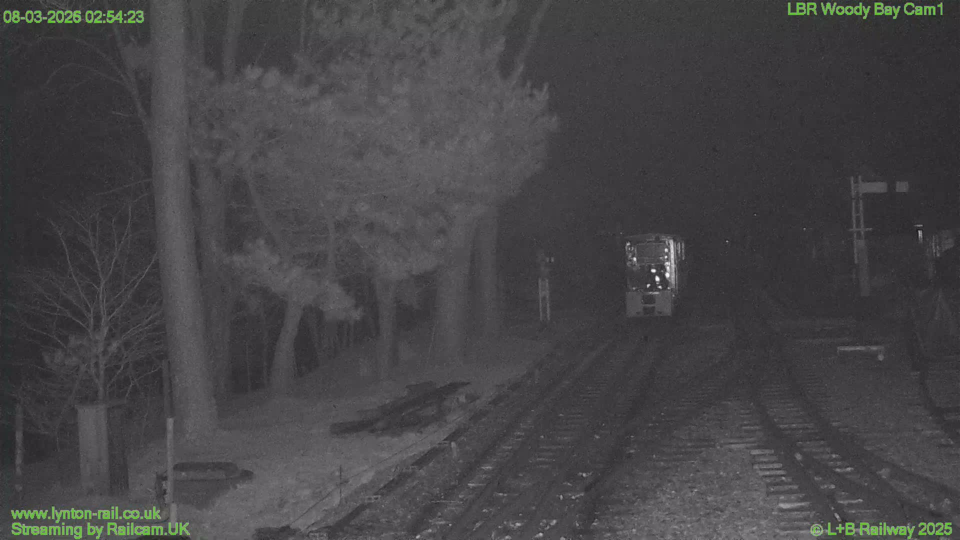 Barnstaple , Lynton & Barnstaple Railway Woody Bay  Station towards East Live Cam - Barnstaple, North Devon, Devon, South West, England, United Kingdom