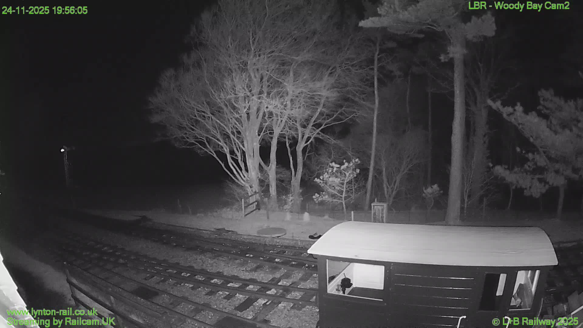 Barnstaple , Lynton & Barnstaple Railway Woody Bay  Station towards West Live Cam -Barnstaple,, North Devon, Devon, South West, England, United Kingdom