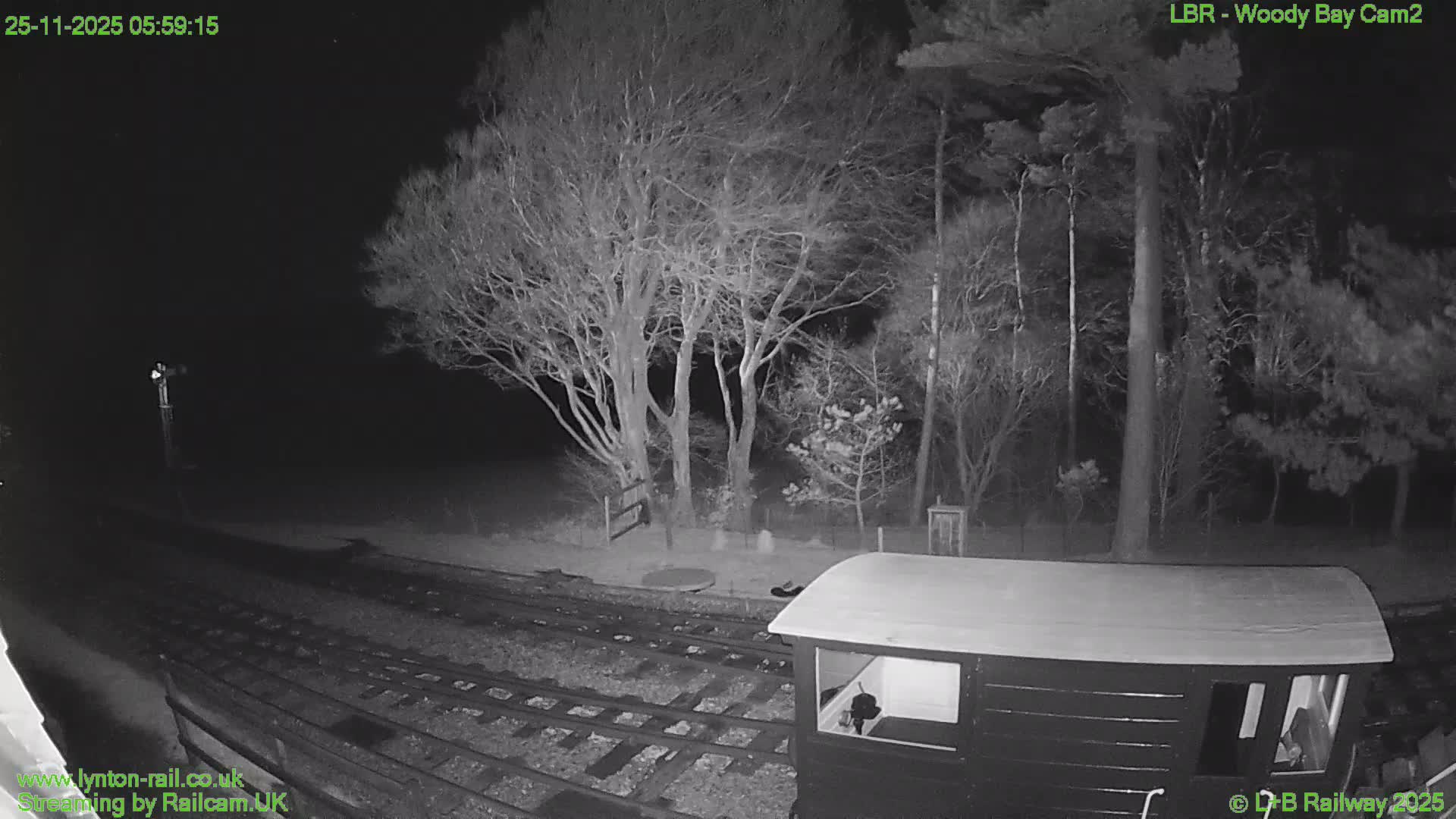 Barnstaple , Lynton & Barnstaple Railway Woody Bay  Station towards West Live Cam -Barnstaple,, North Devon, Devon, South West, England, United Kingdom