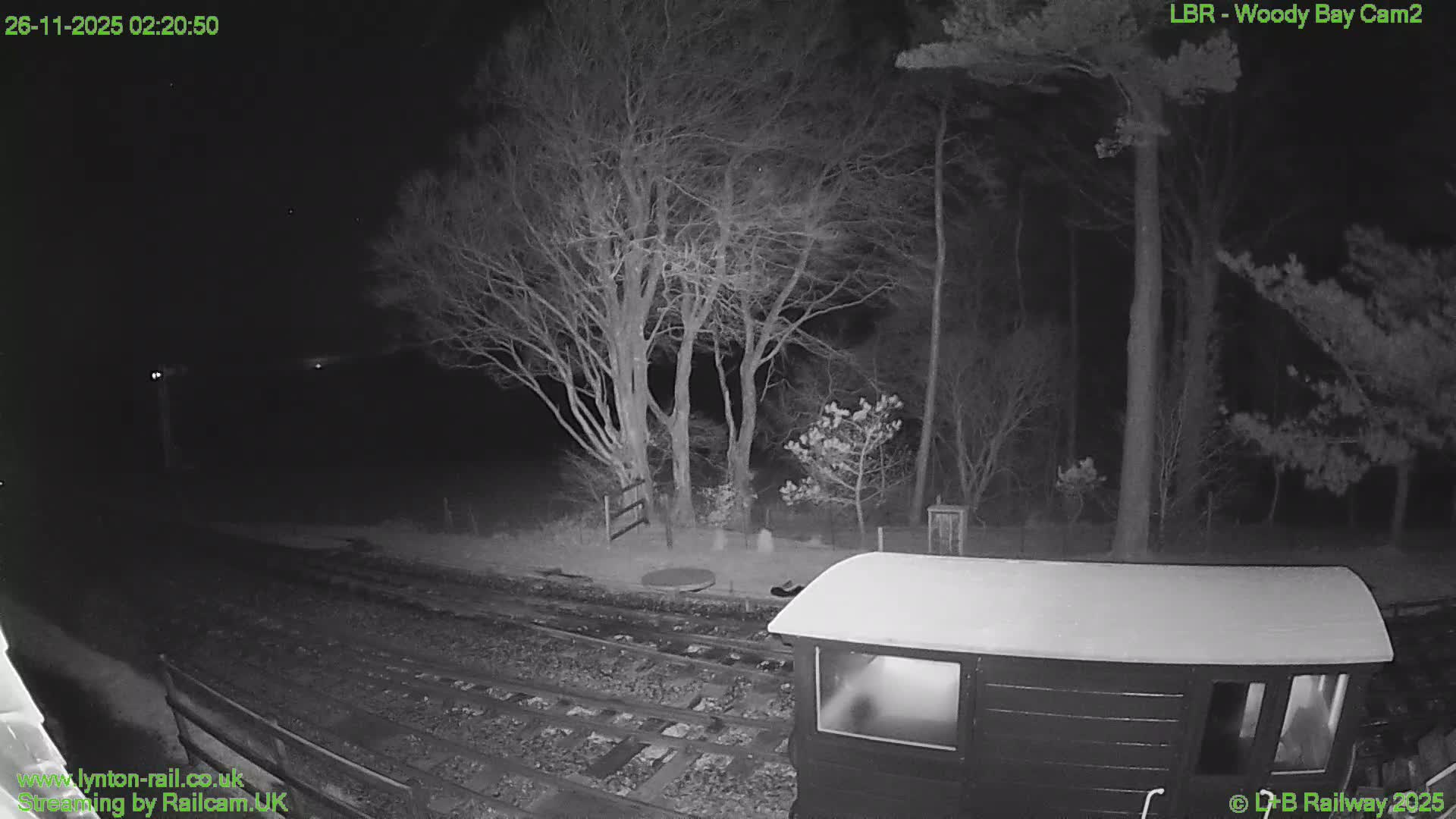 Barnstaple , Lynton & Barnstaple Railway Woody Bay  Station towards West Live Cam -Barnstaple,, North Devon, Devon, South West, England, United Kingdom