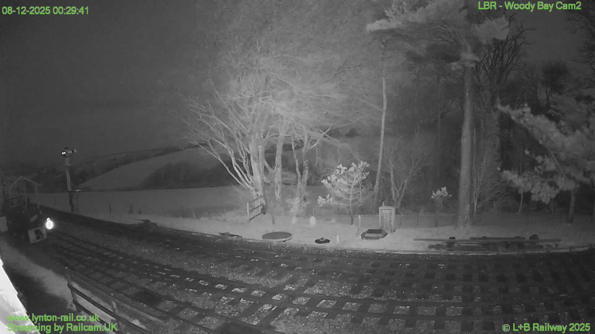 Barnstaple , Lynton & Barnstaple Railway Woody Bay  Station towards West Live Cam -Barnstaple,, North Devon, Devon, South West, England, United Kingdom