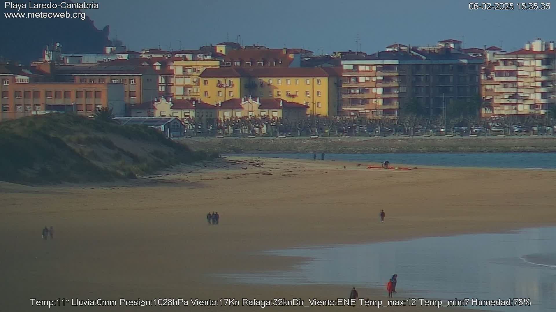 Playa de Laredo Beach Live Cam - Costa Oriental, Cantabria, Spain
