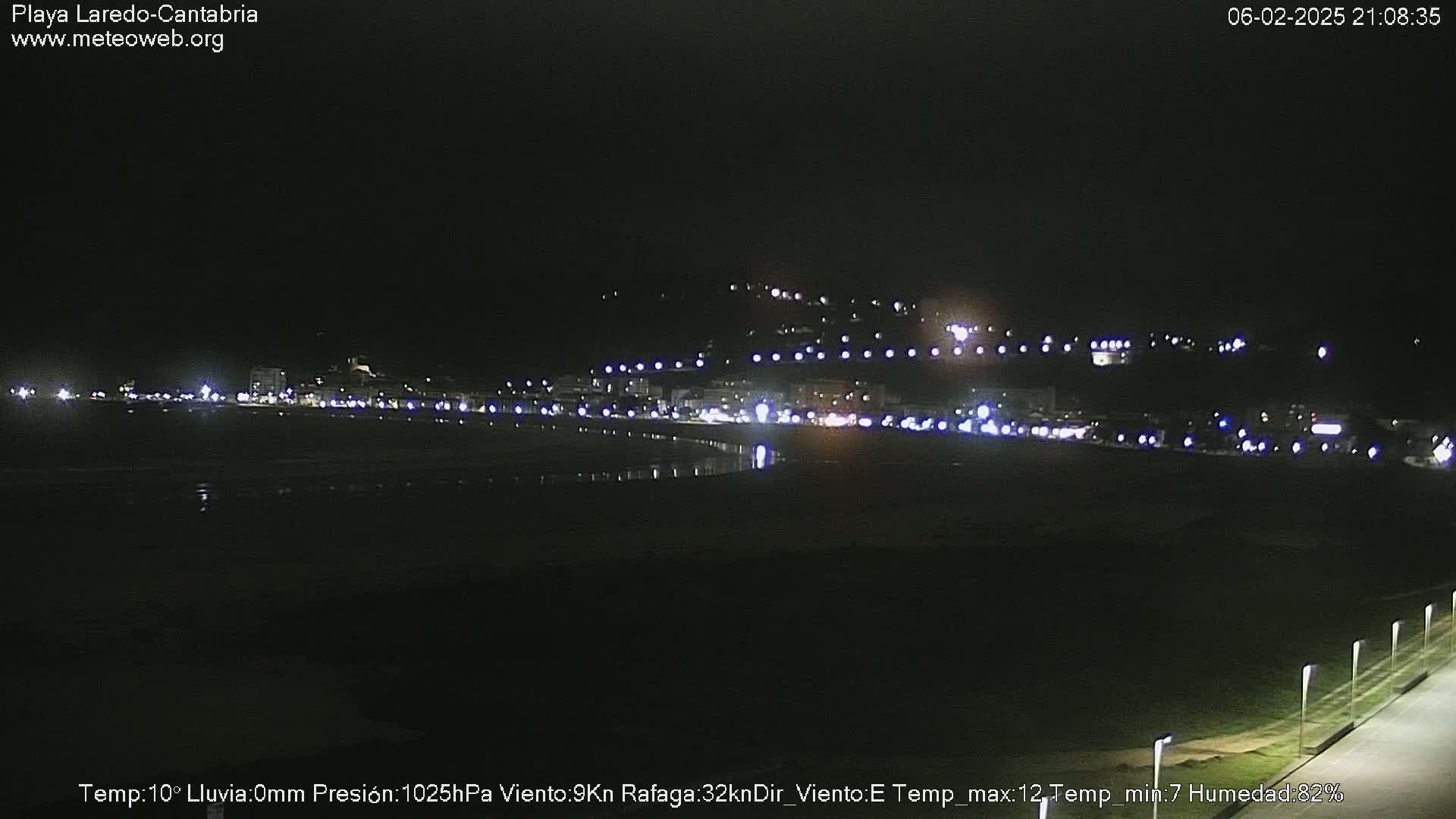 Playa de Laredo Beach Live Cam - Costa Oriental, Cantabria, Spain