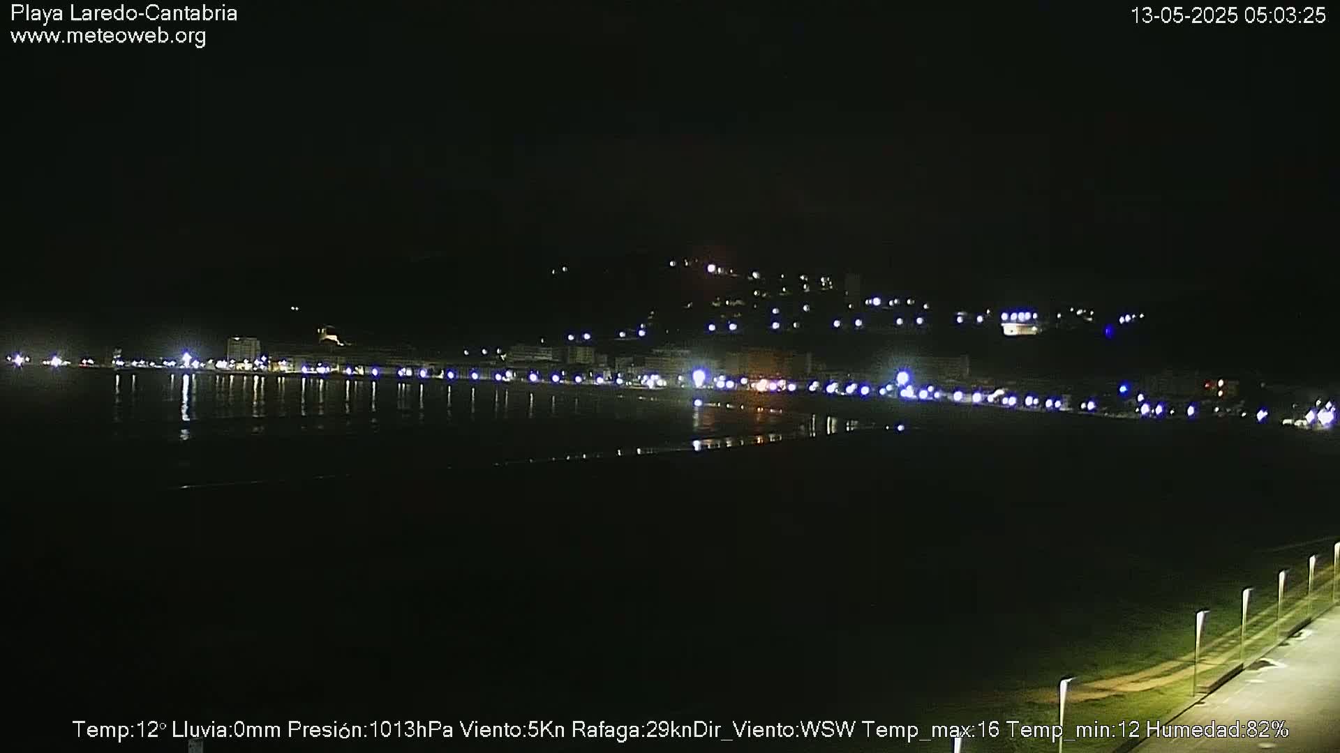 Playa de Laredo Beach Live Cam - Costa Oriental, Cantabria, Spain