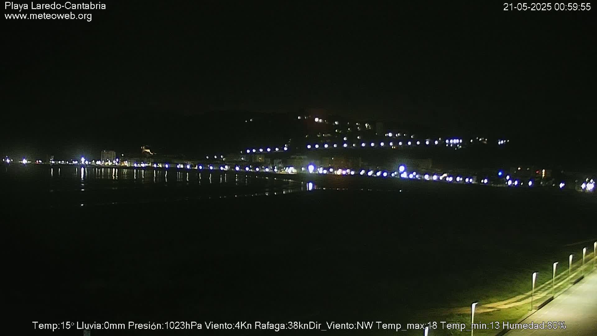 Playa de Laredo Beach Live Cam - Costa Oriental, Cantabria, Spain