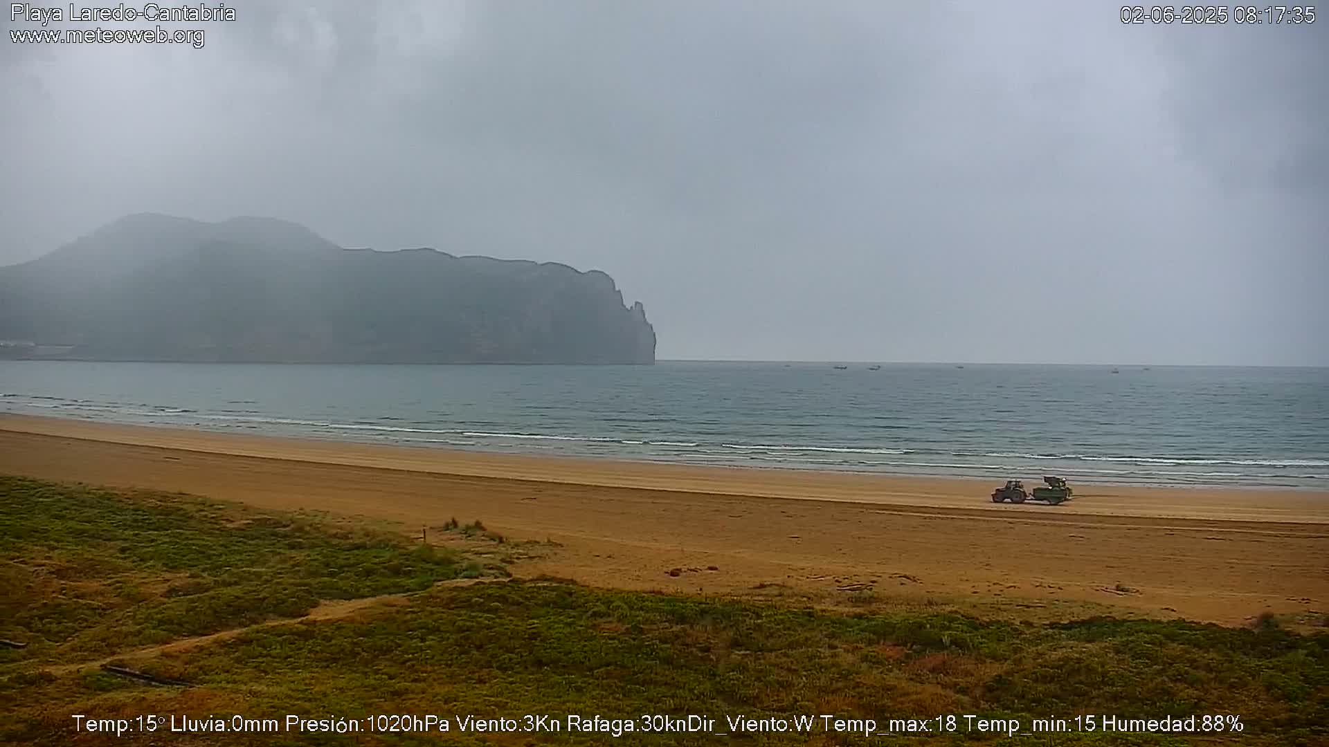 Playa de Laredo Beach Live Cam - Costa Oriental, Cantabria, Spain