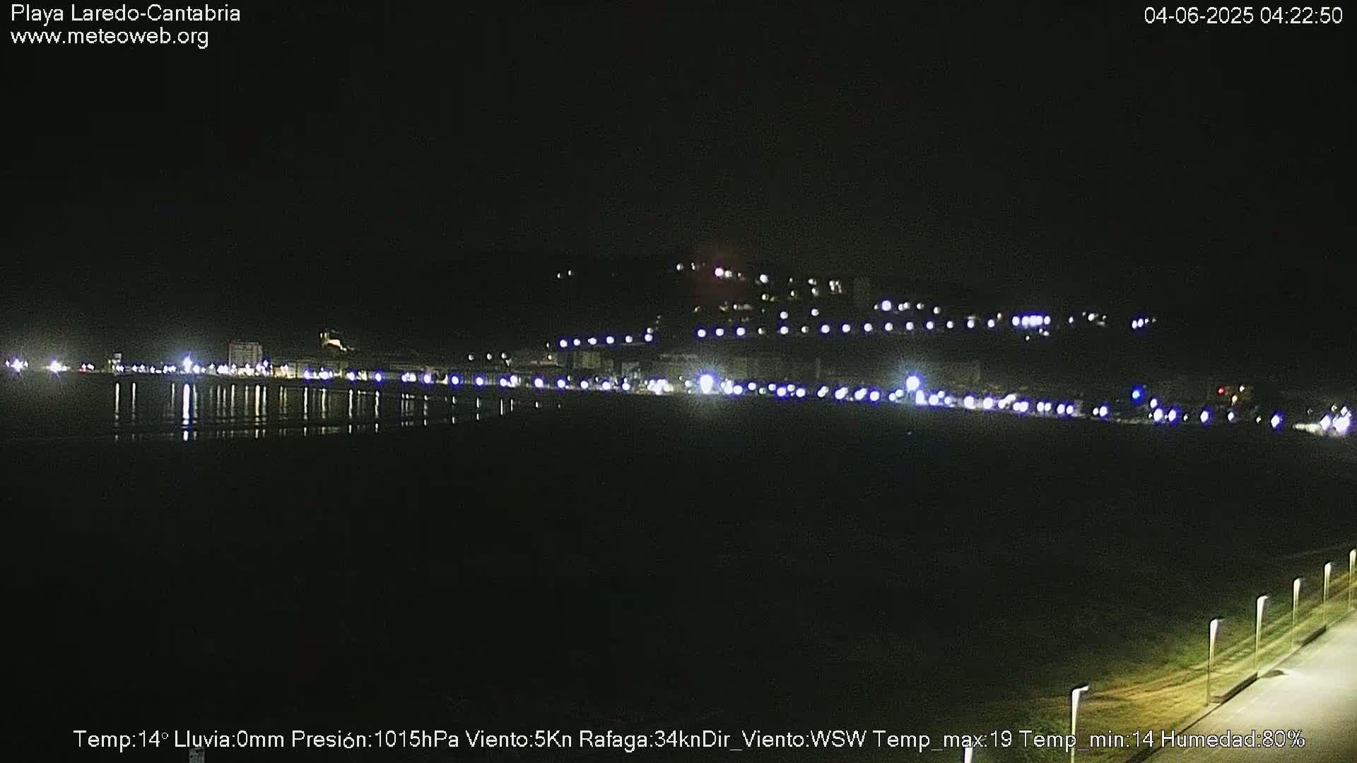 Playa de Laredo Beach Live Cam - Costa Oriental, Cantabria, Spain
