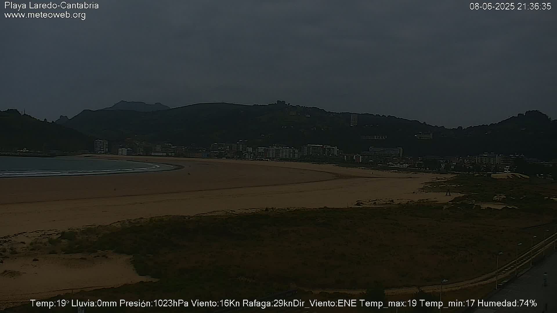 Playa de Laredo Beach Live Cam - Costa Oriental, Cantabria, Spain