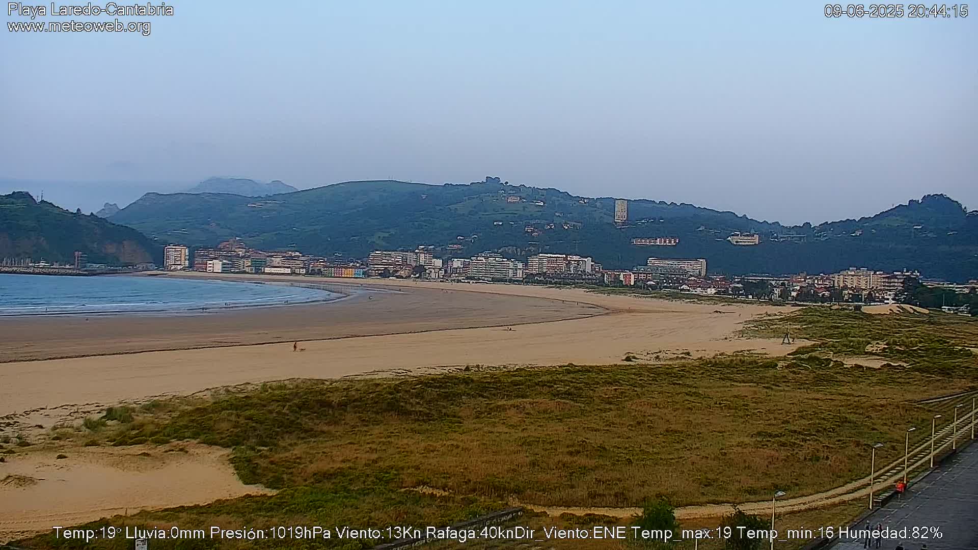 Playa de Laredo Beach Live Cam - Costa Oriental, Cantabria, Spain