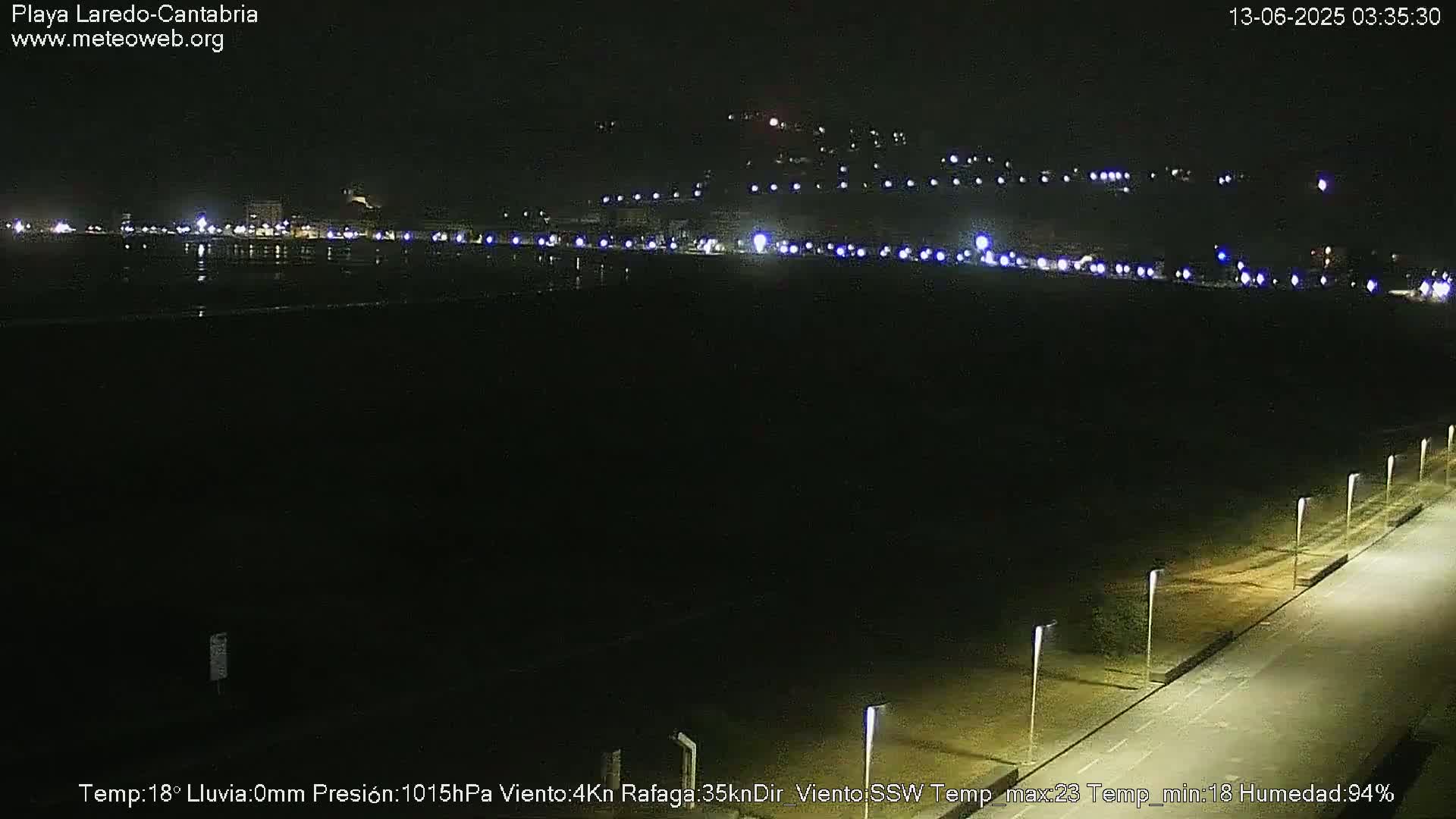 Playa de Laredo Beach Live Cam - Costa Oriental, Cantabria, Spain