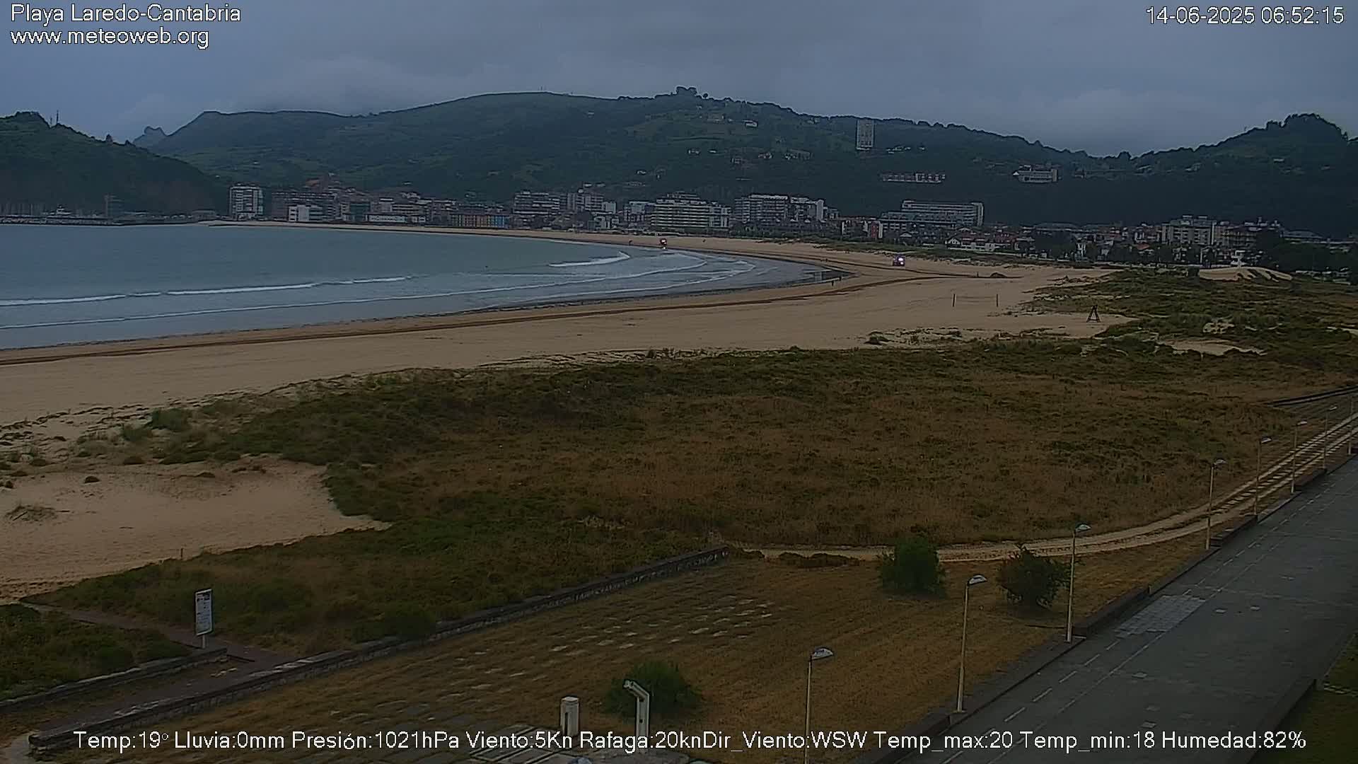 Playa de Laredo Beach Live Cam - Costa Oriental, Cantabria, Spain