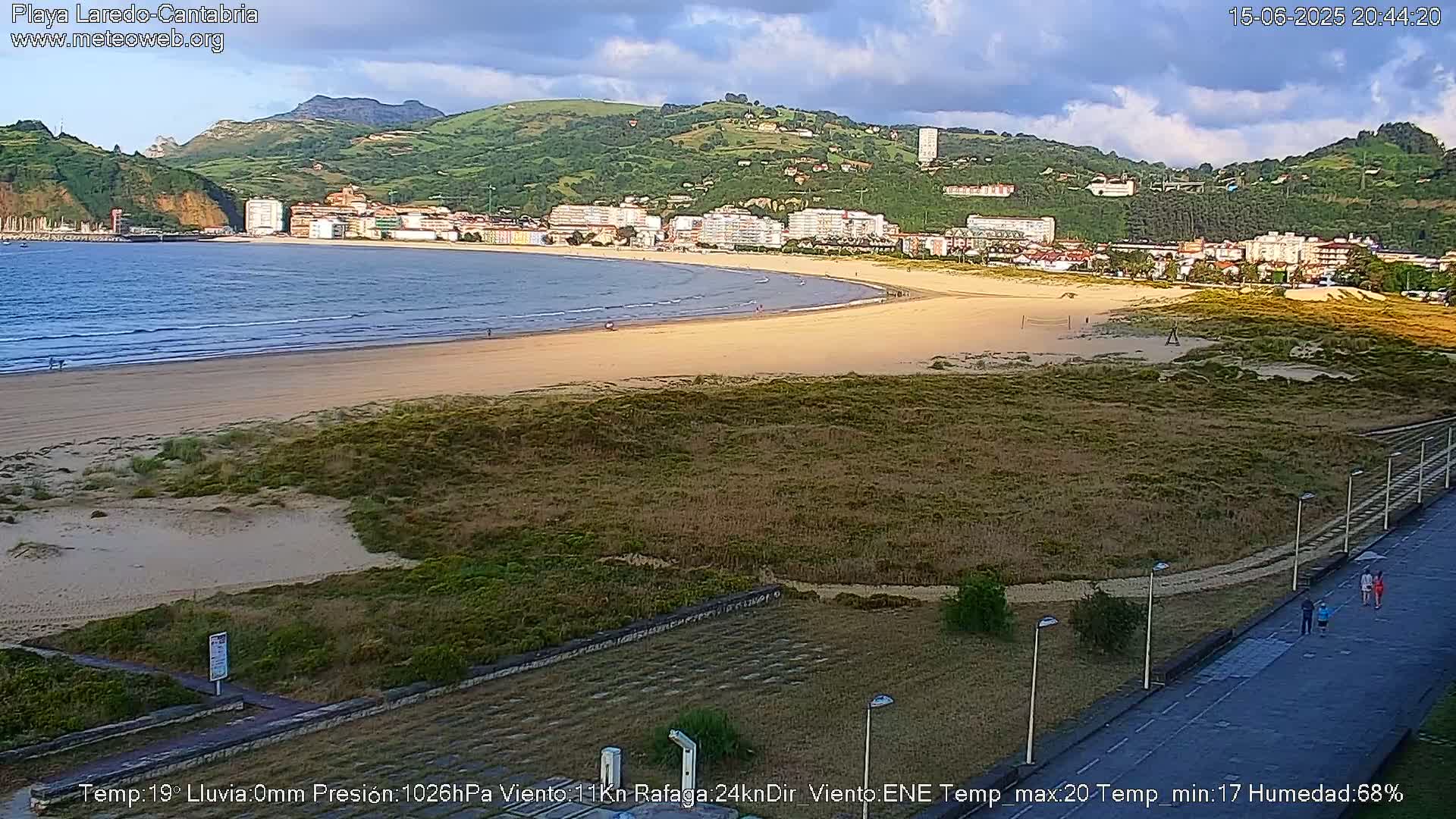 Playa de Laredo Beach Live Cam - Costa Oriental, Cantabria, Spain