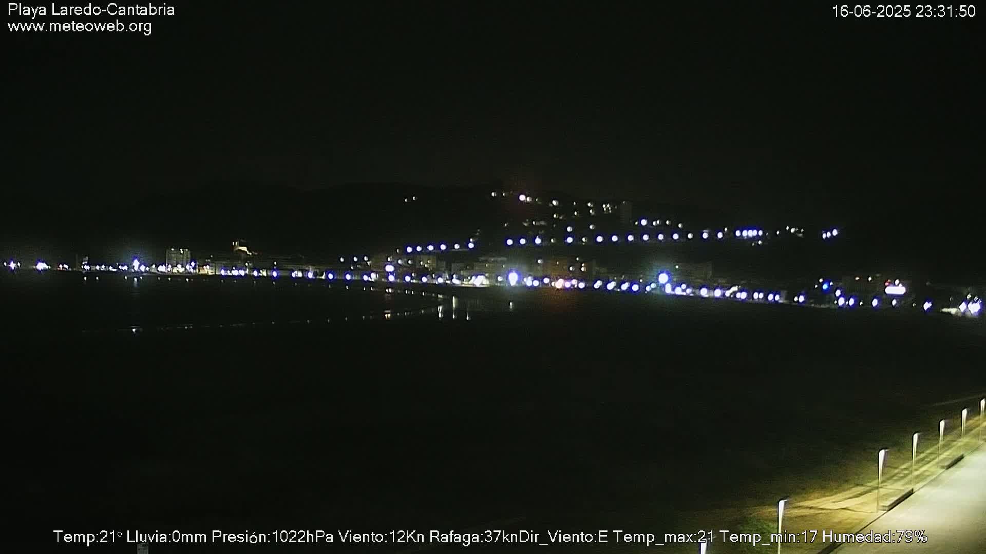 Playa de Laredo Beach Live Cam - Costa Oriental, Cantabria, Spain