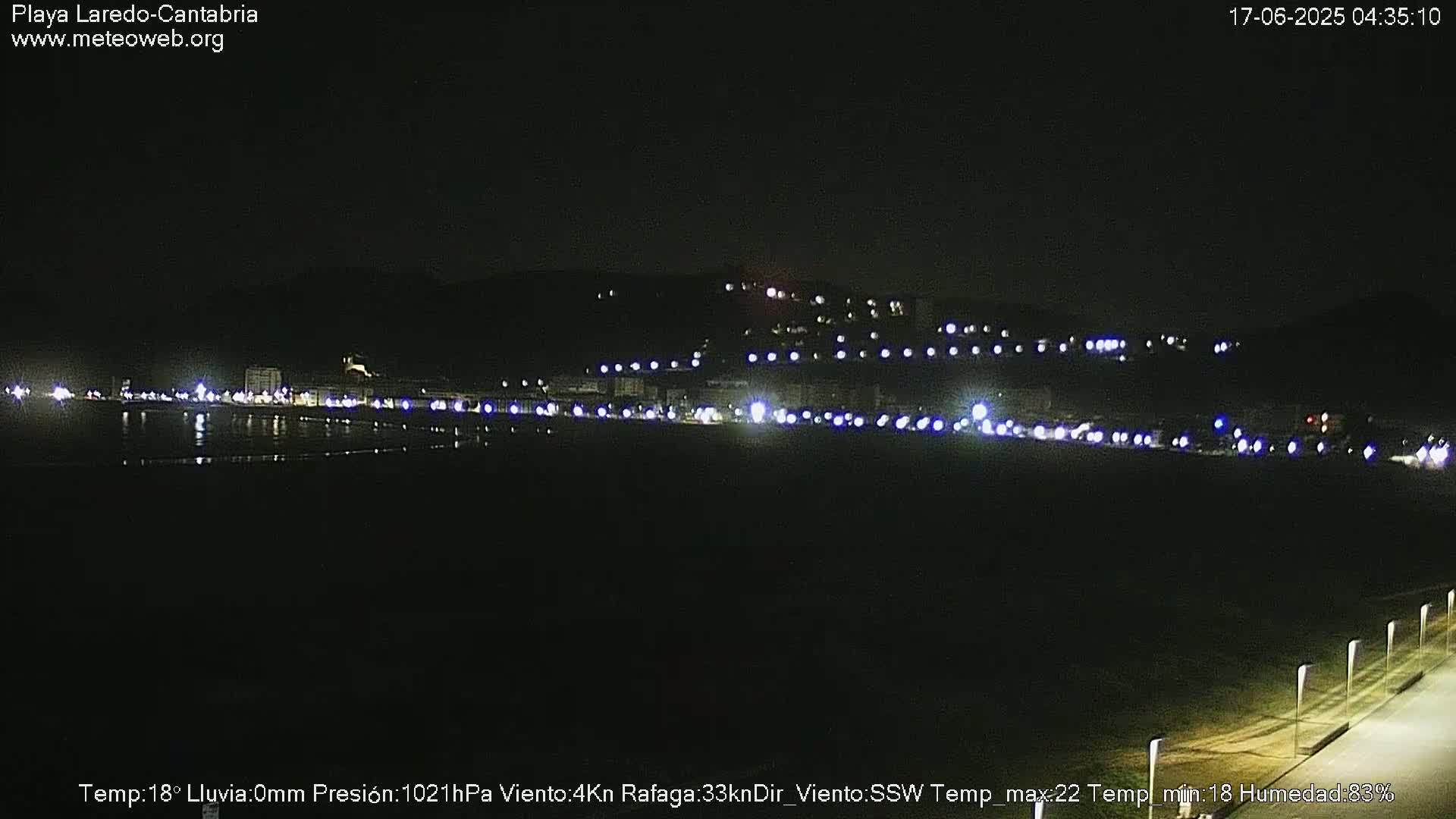Playa de Laredo Beach Live Cam - Costa Oriental, Cantabria, Spain
