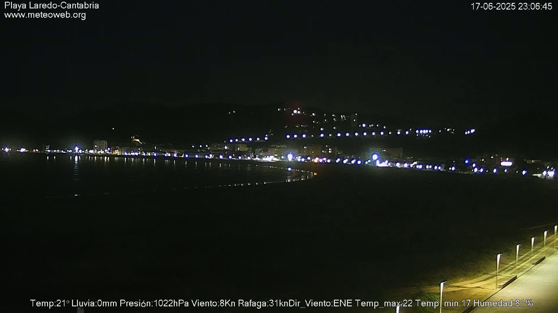 Playa de Laredo Beach Live Cam - Costa Oriental, Cantabria, Spain