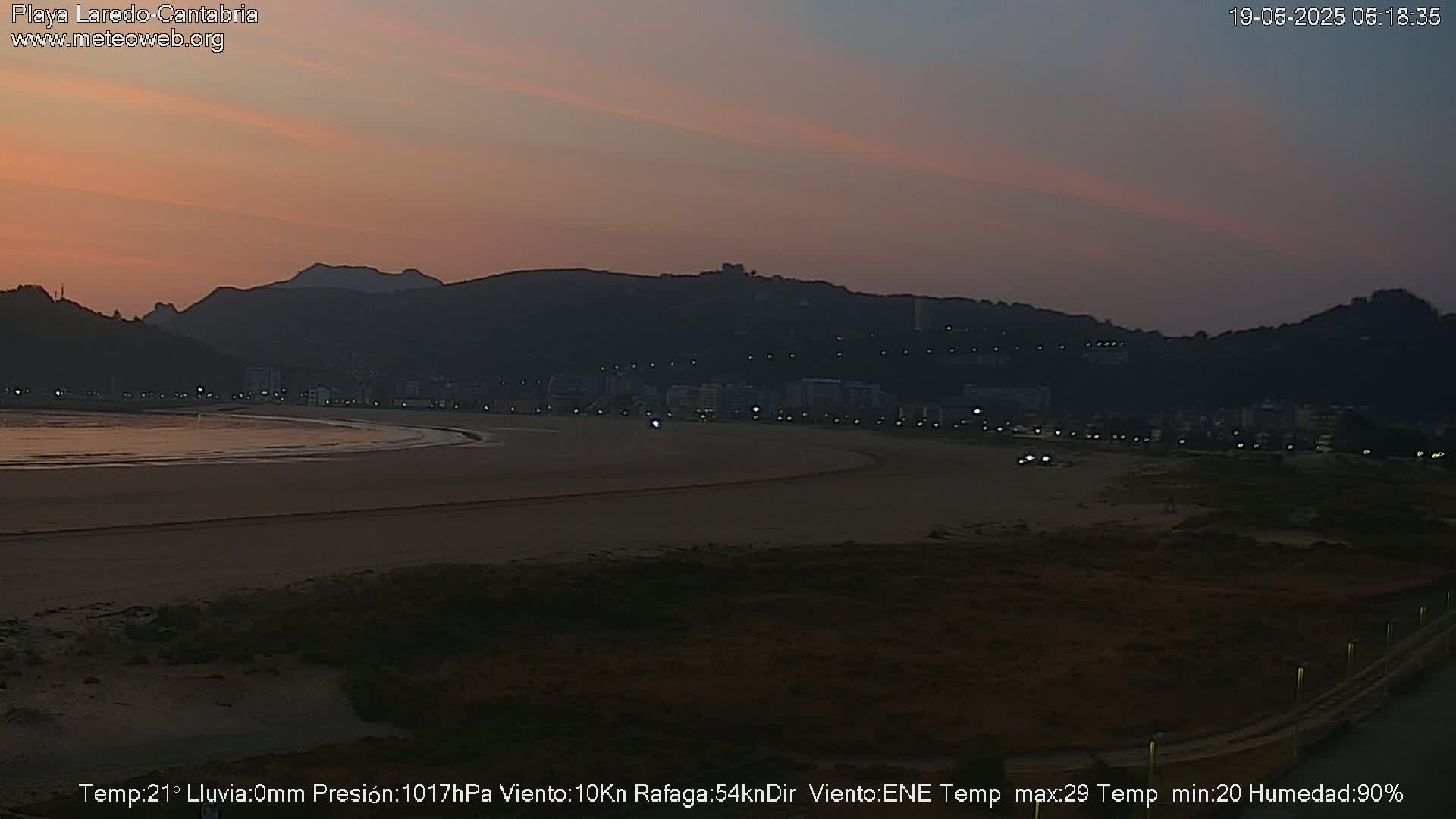Playa de Laredo Beach Live Cam - Costa Oriental, Cantabria, Spain