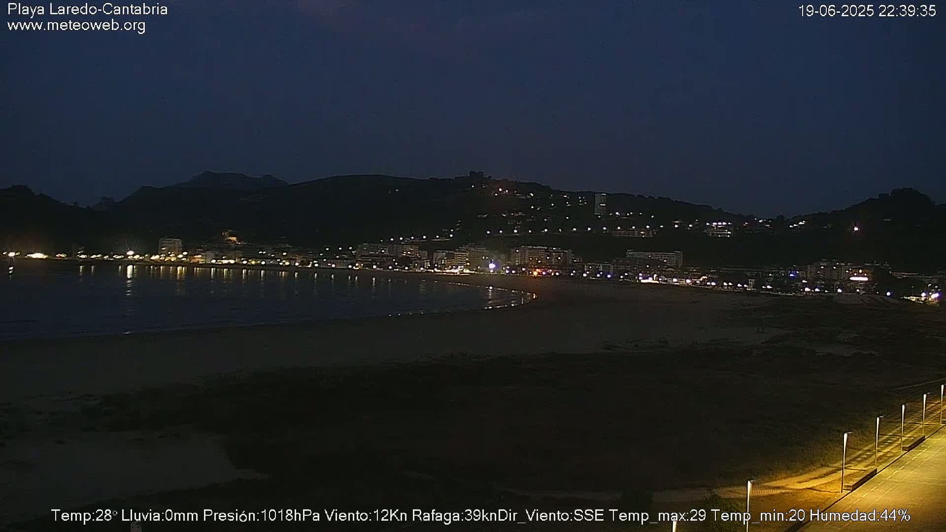 Playa de Laredo Beach Live Cam - Costa Oriental, Cantabria, Spain