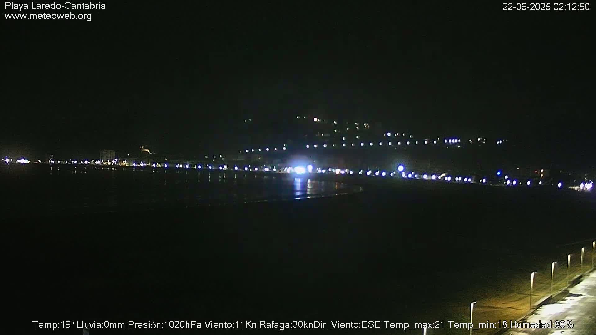 Playa de Laredo Beach Live Cam - Costa Oriental, Cantabria, Spain