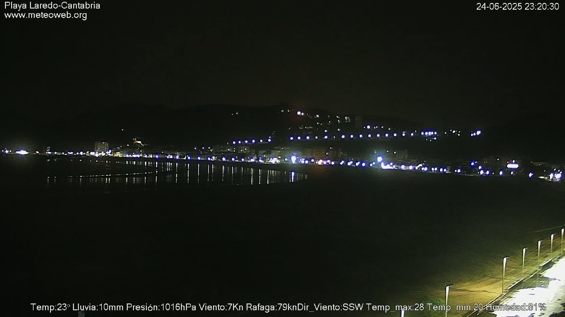 Playa de Laredo Beach Live Cam - Costa Oriental, Cantabria, Spain