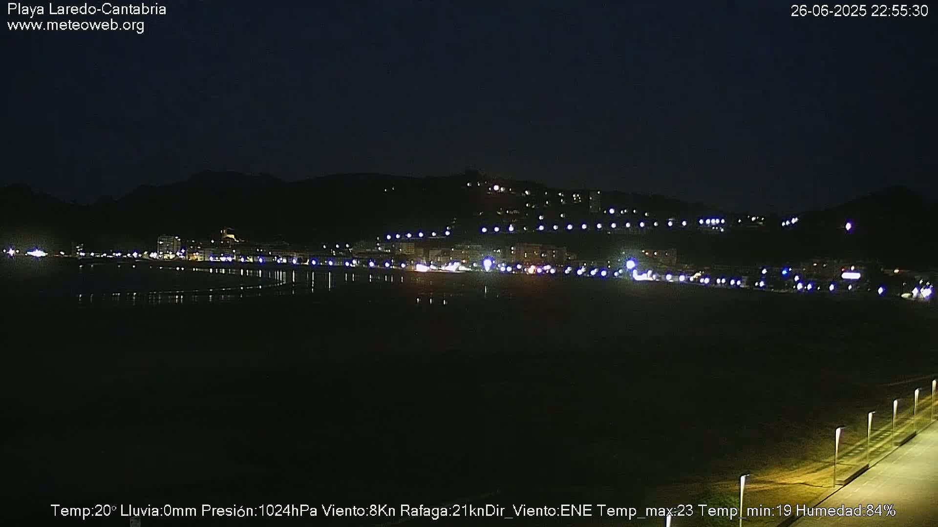Playa de Laredo Beach Live Cam - Costa Oriental, Cantabria, Spain