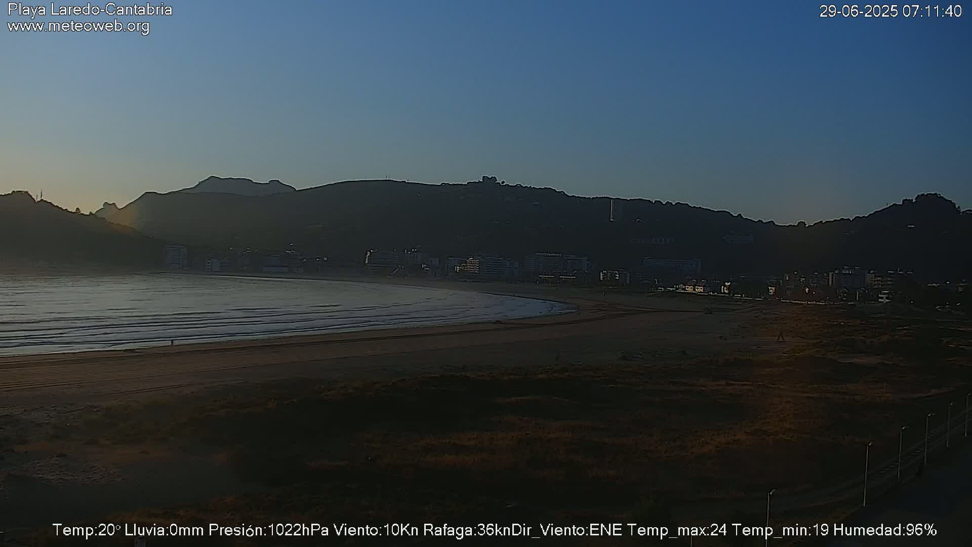 Playa de Laredo Beach Live Cam - Costa Oriental, Cantabria, Spain