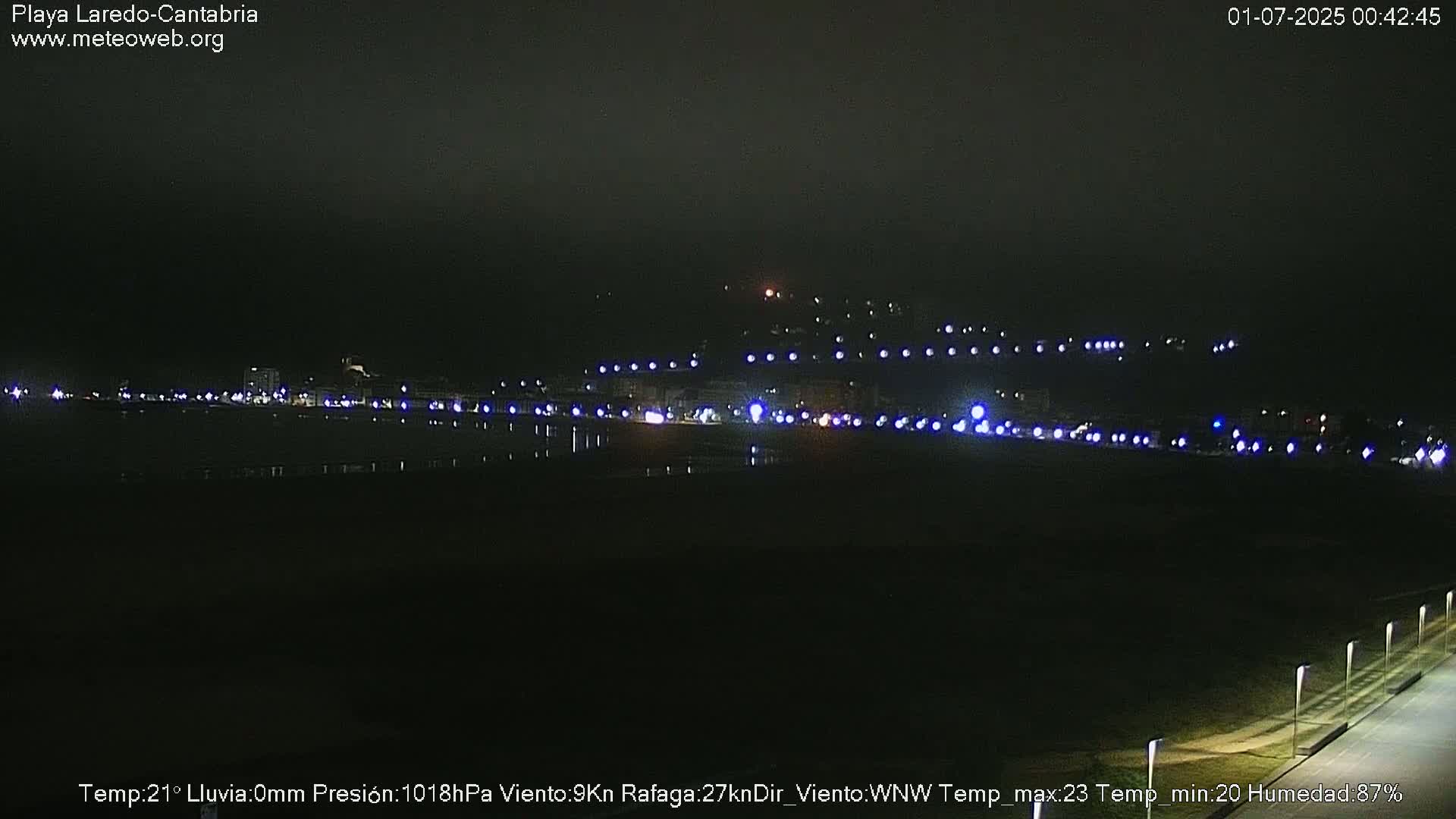 Playa de Laredo Beach Live Cam - Costa Oriental, Cantabria, Spain