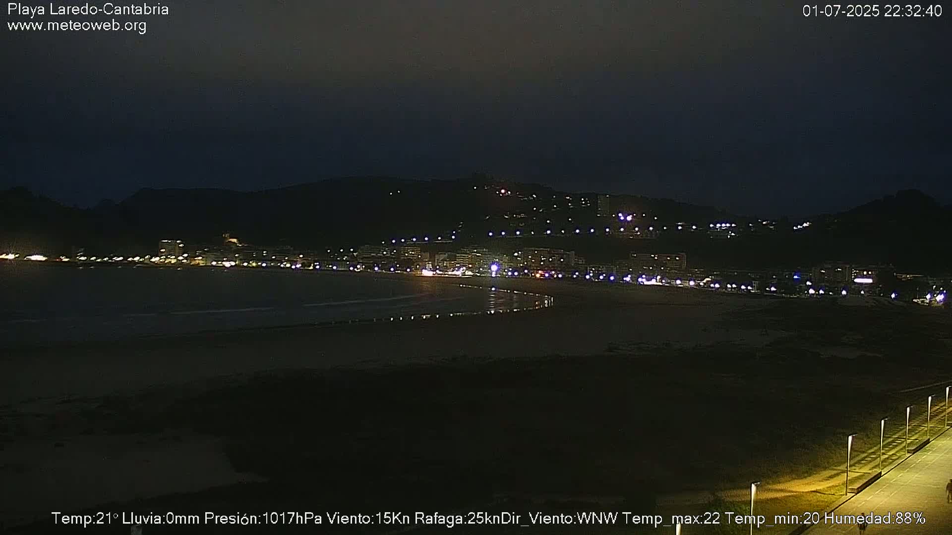 Playa de Laredo Beach Live Cam - Costa Oriental, Cantabria, Spain
