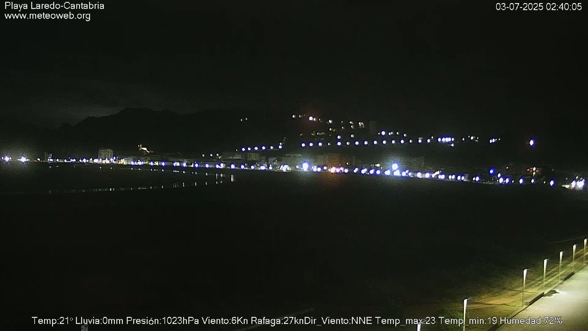Playa de Laredo Beach Live Cam - Costa Oriental, Cantabria, Spain