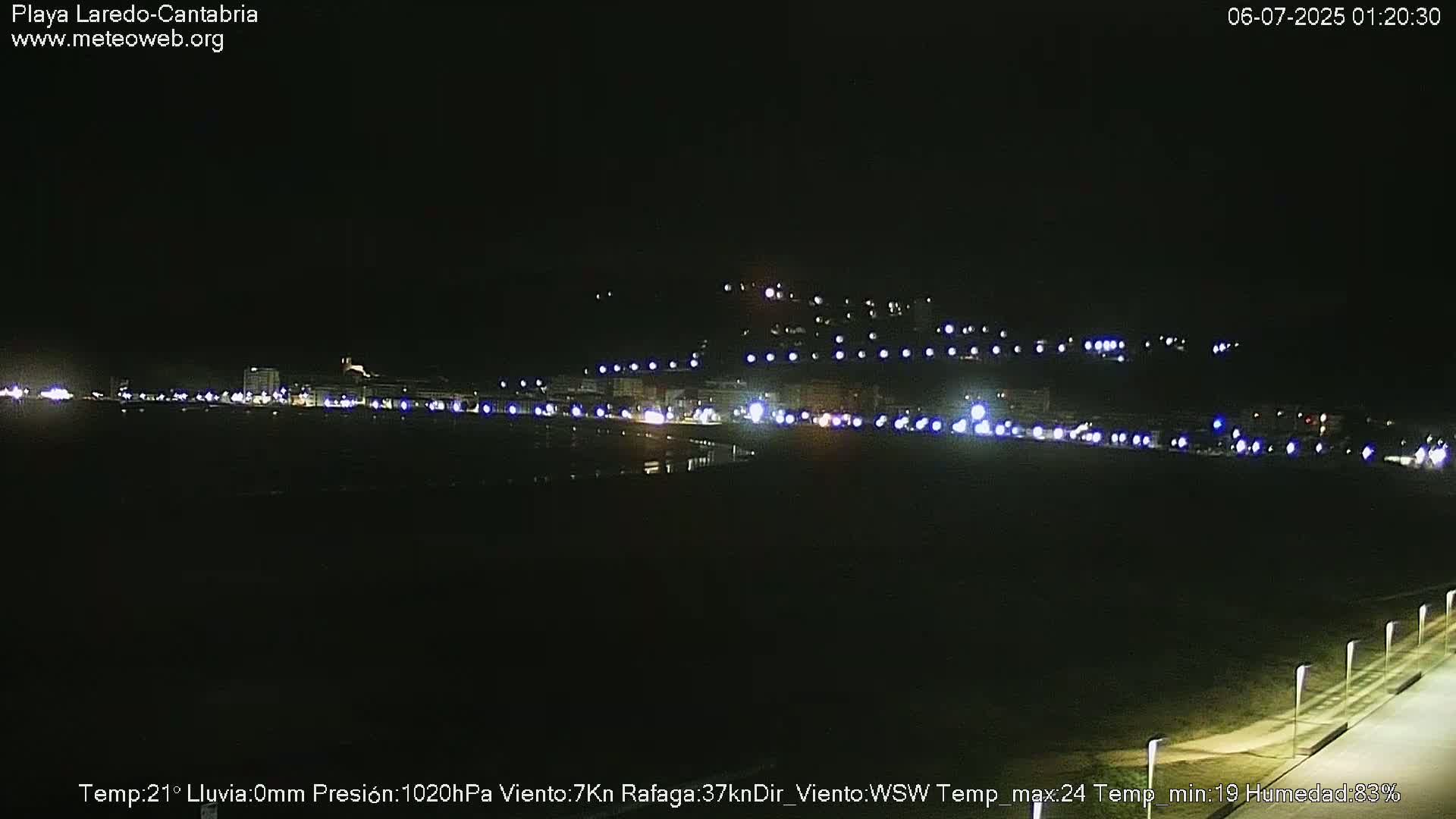 Playa de Laredo Beach Live Cam - Costa Oriental, Cantabria, Spain