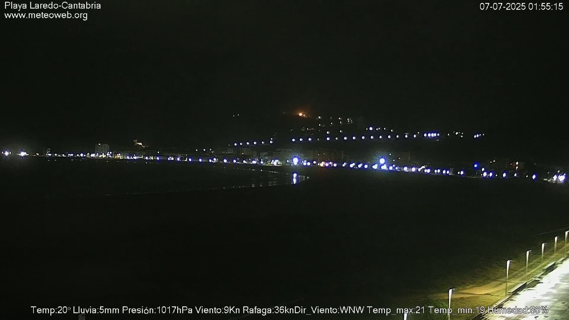 Playa de Laredo Beach Live Cam - Costa Oriental, Cantabria, Spain