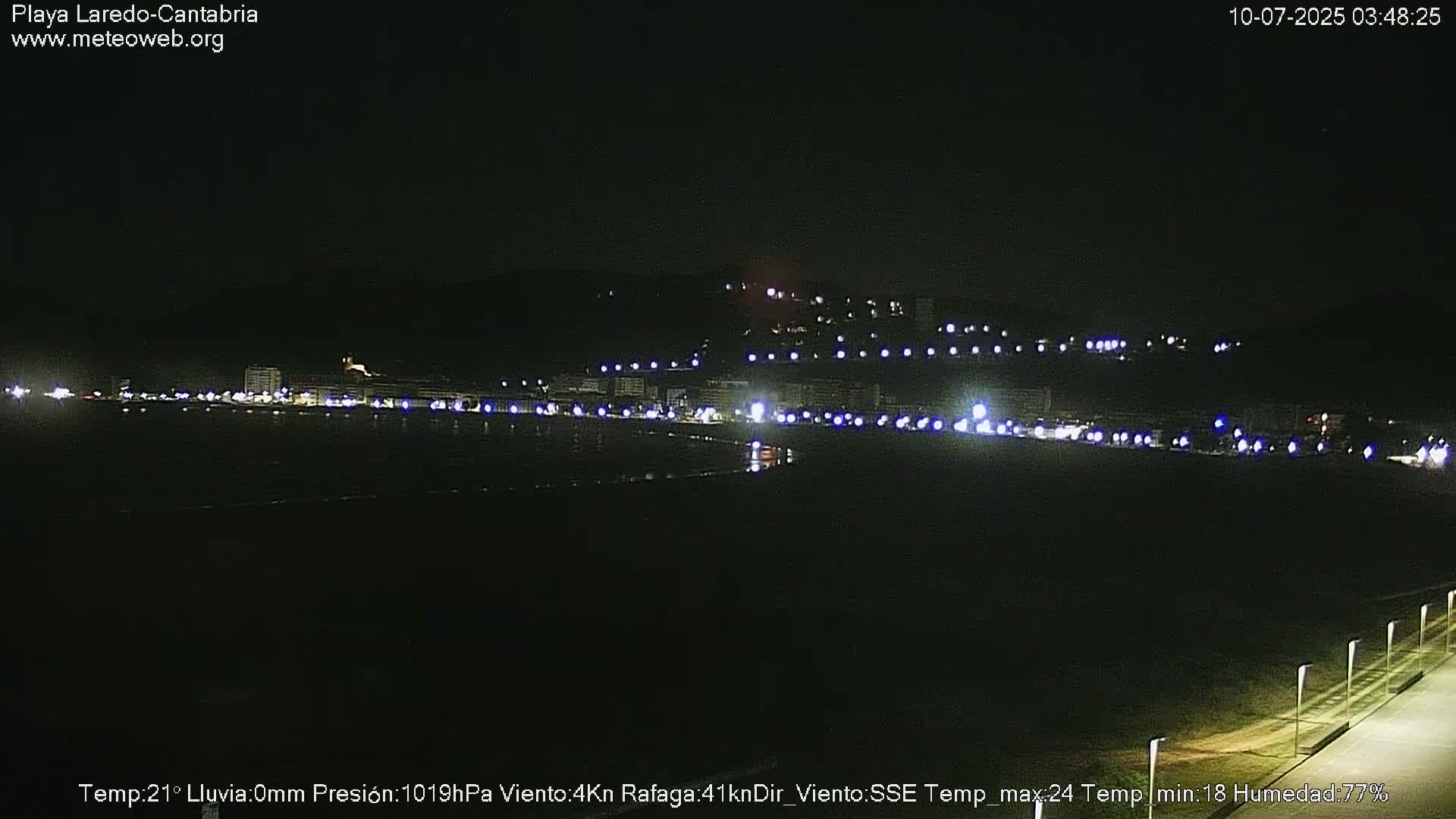 Playa de Laredo Beach Live Cam - Costa Oriental, Cantabria, Spain
