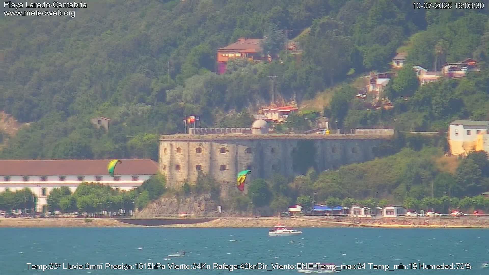 Playa de Laredo Beach Live Cam - Costa Oriental, Cantabria, Spain
