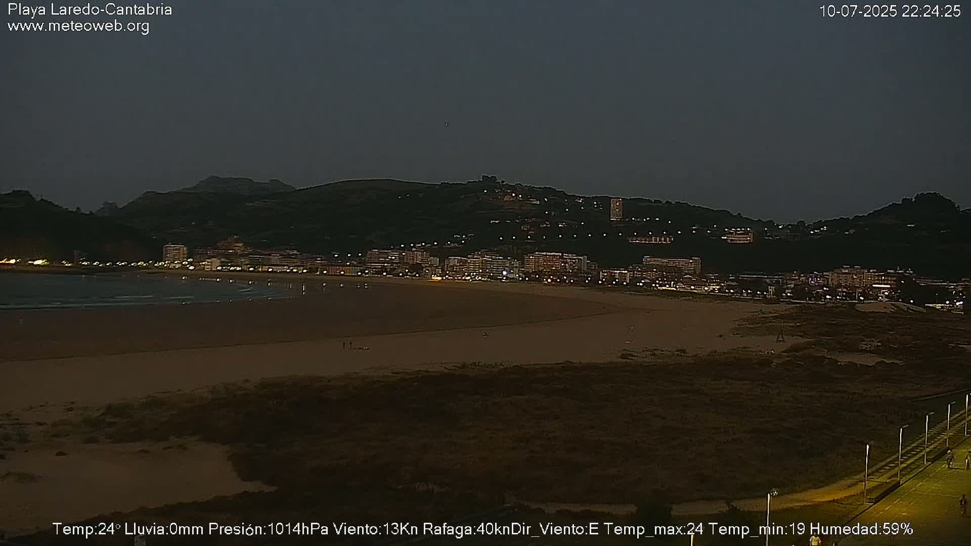 Playa de Laredo Beach Live Cam - Costa Oriental, Cantabria, Spain