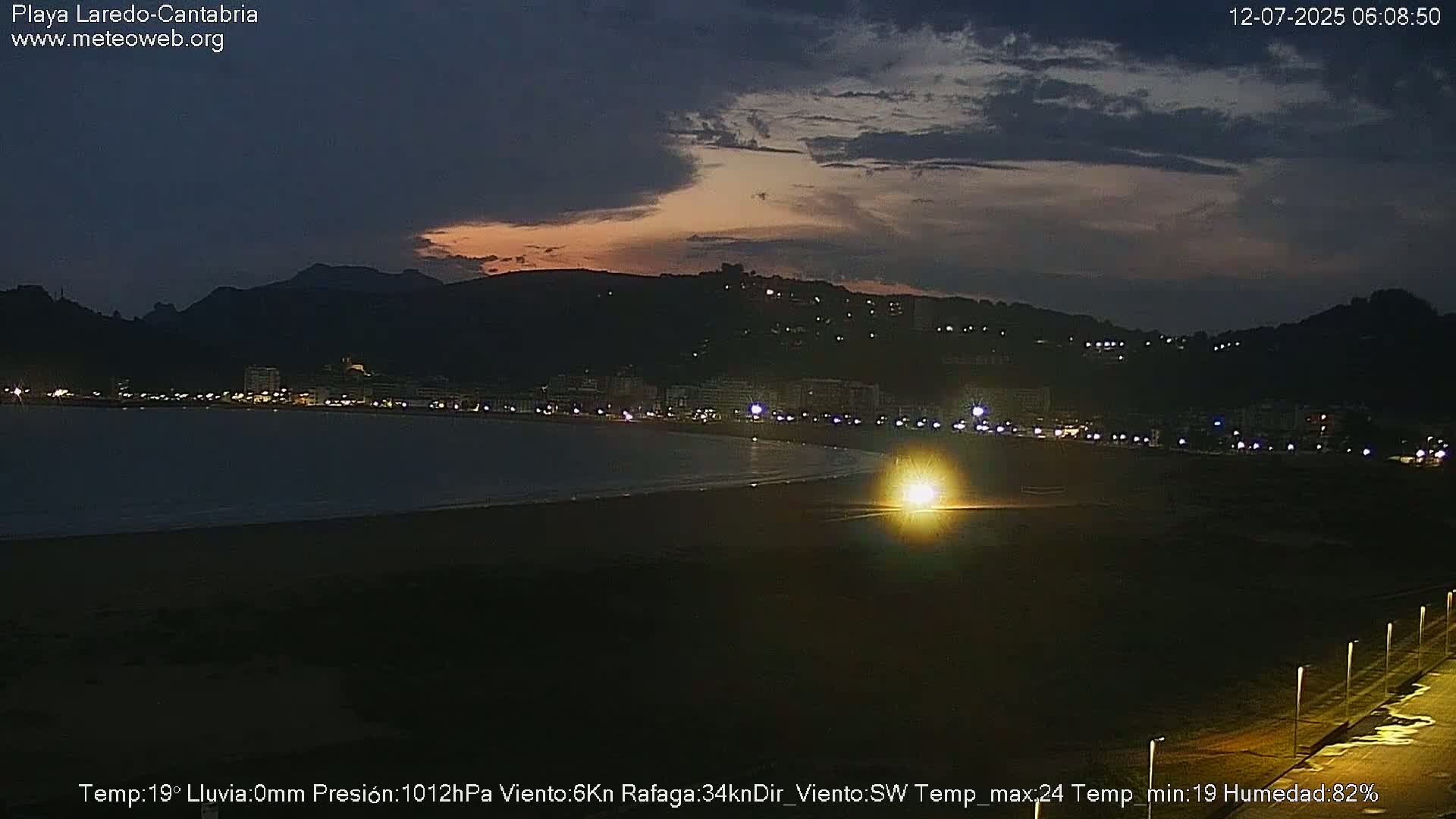 Playa de Laredo Beach Live Cam - Costa Oriental, Cantabria, Spain