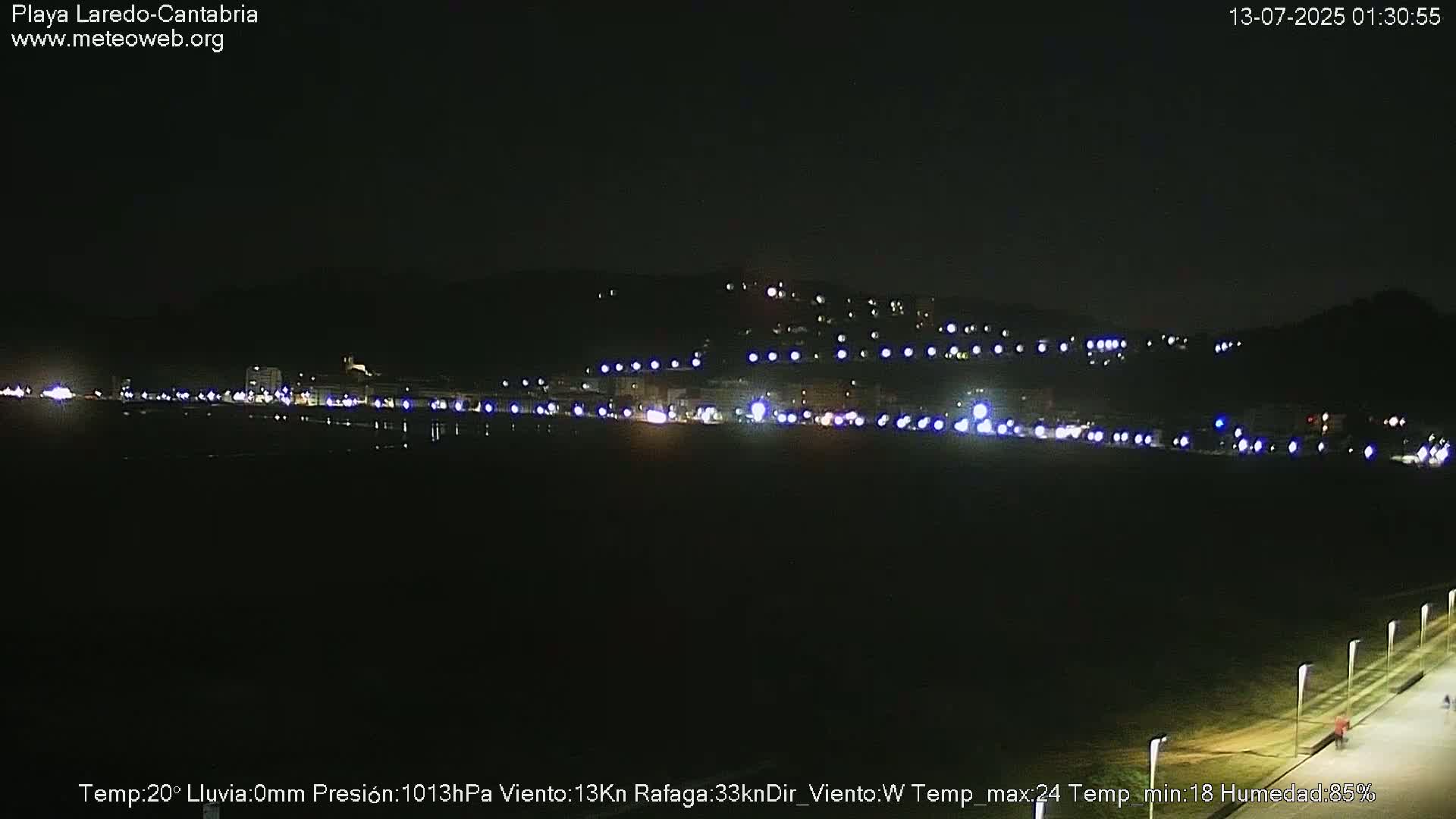 Playa de Laredo Beach Live Cam - Costa Oriental, Cantabria, Spain