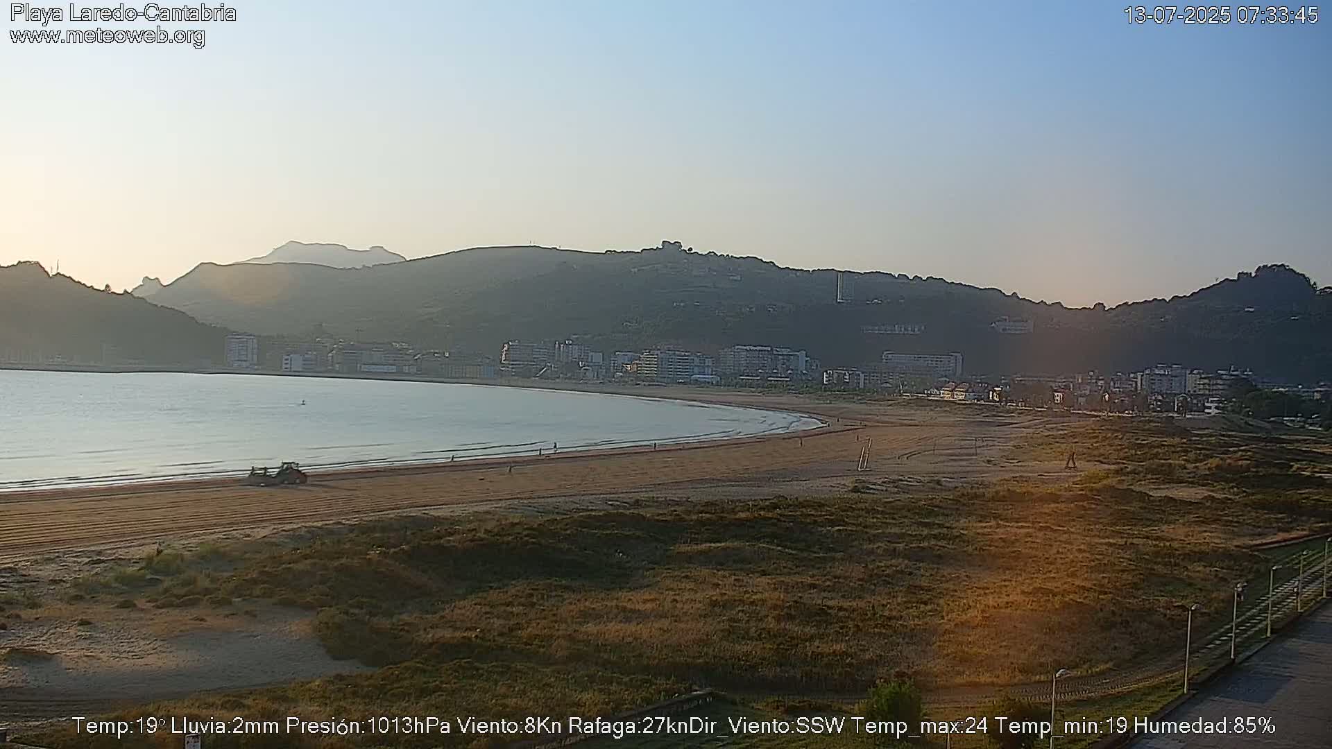 Playa de Laredo Beach Live Cam - Costa Oriental, Cantabria, Spain