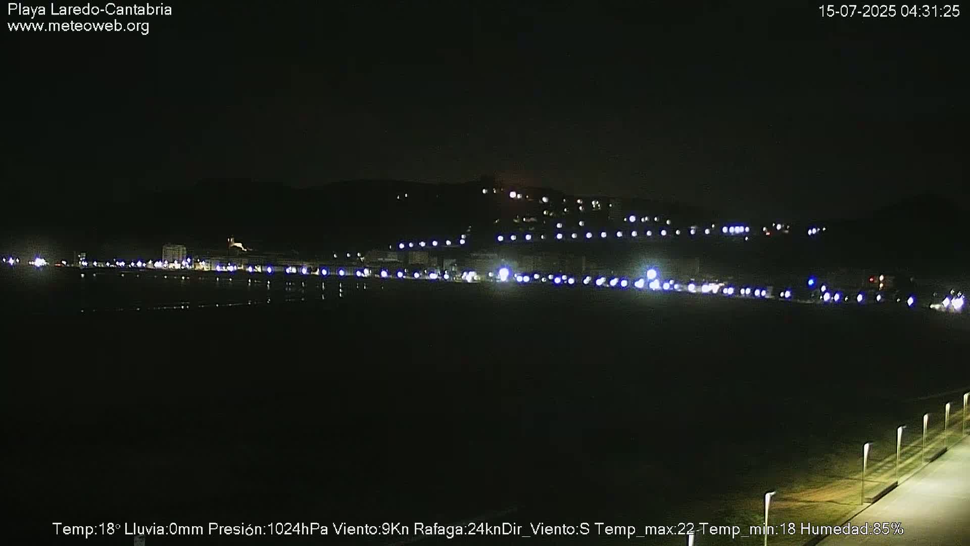 Playa de Laredo Beach Live Cam - Costa Oriental, Cantabria, Spain
