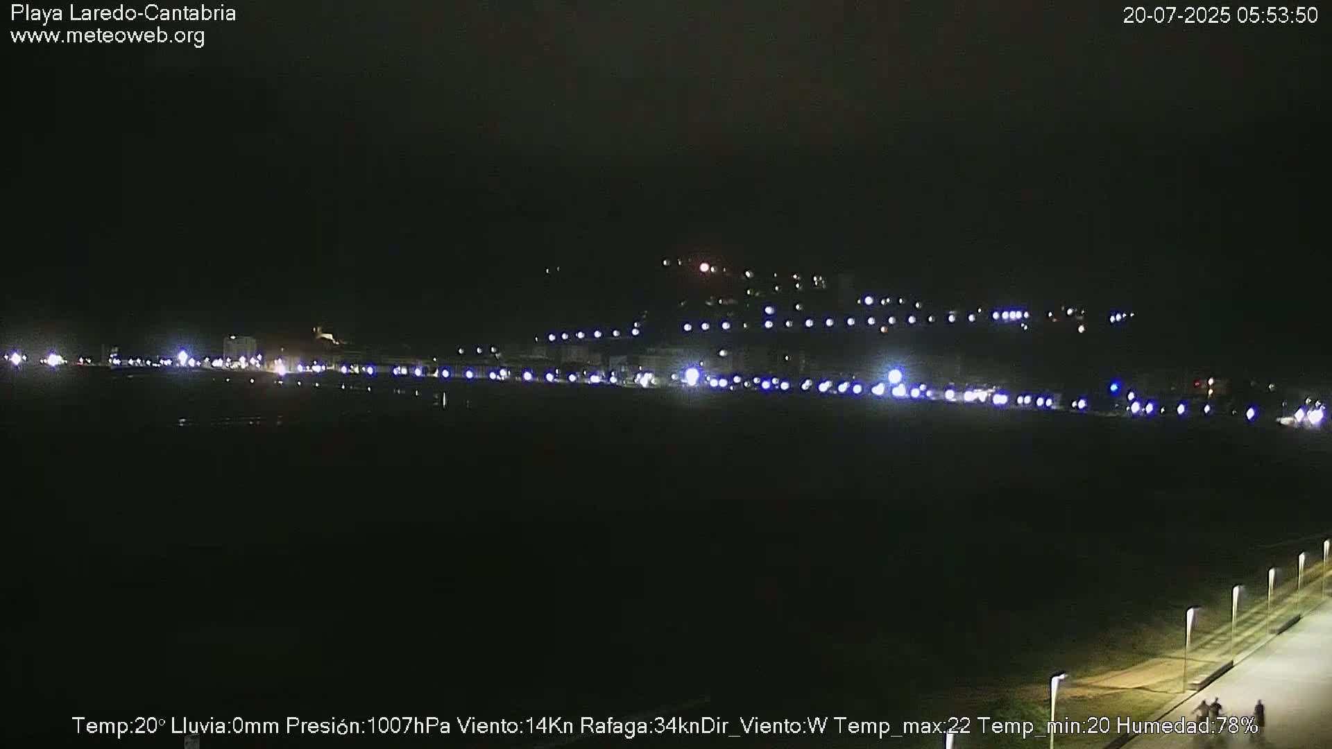 Playa de Laredo Beach Live Cam - Costa Oriental, Cantabria, Spain