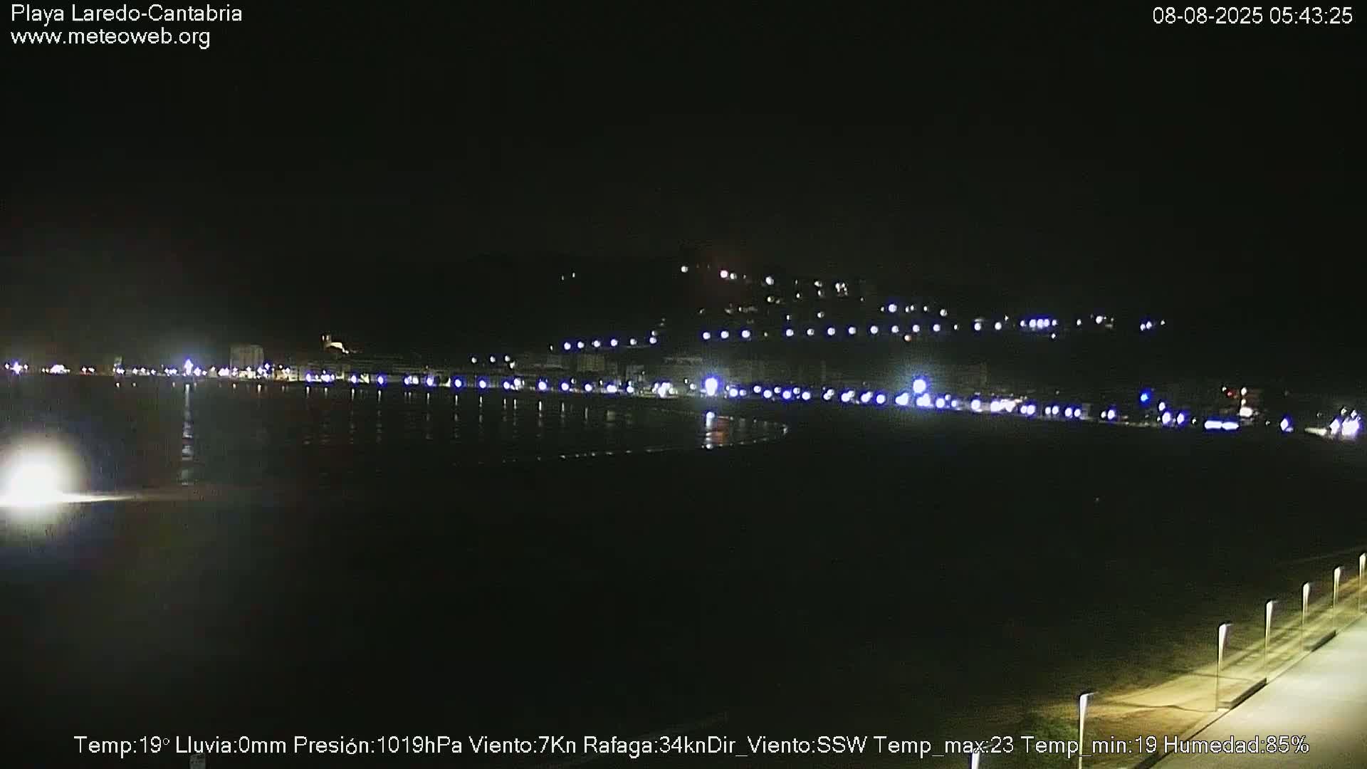 Playa de Laredo Beach Live Cam - Costa Oriental, Cantabria, Spain