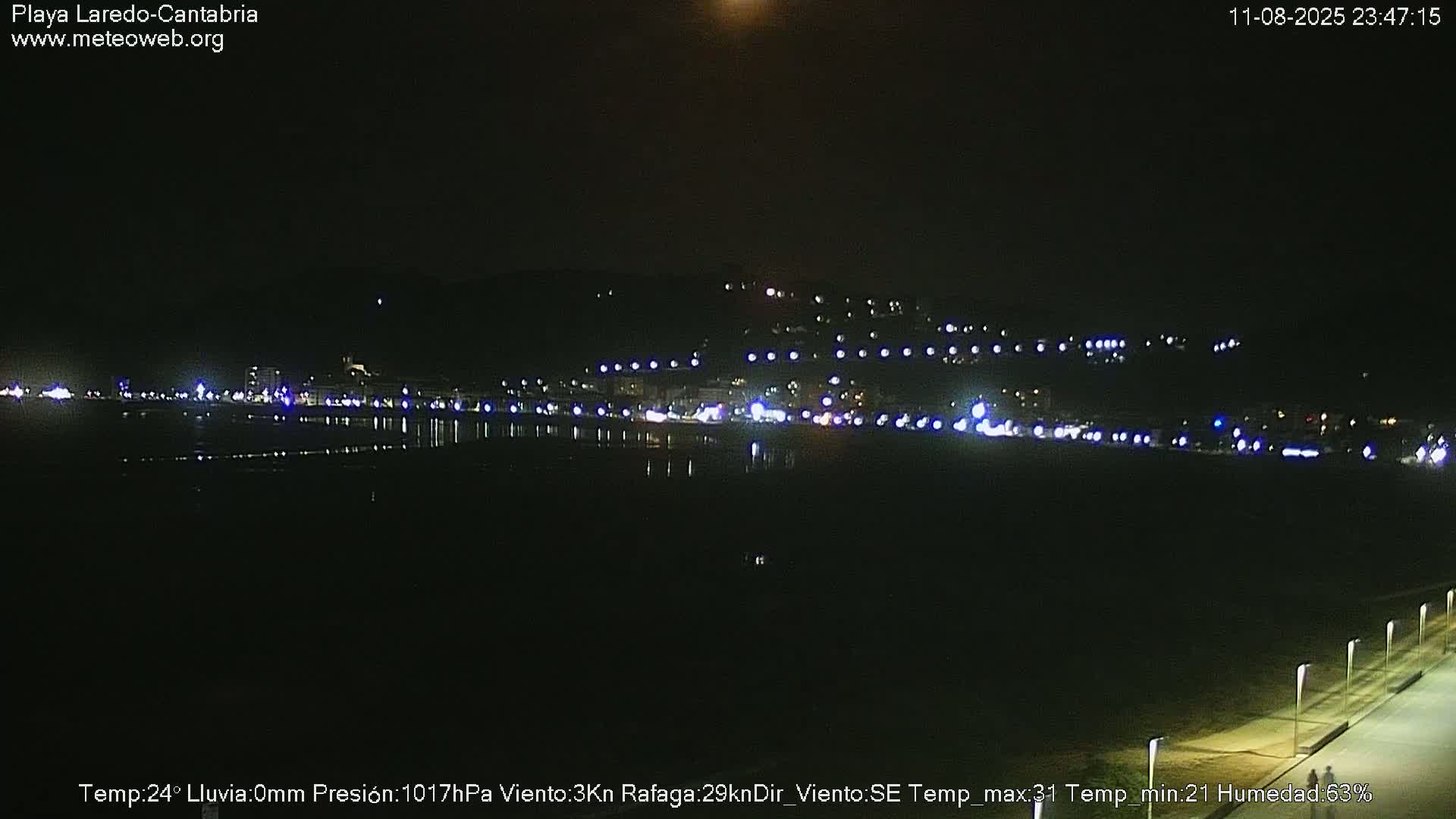 Playa de Laredo Beach Live Cam - Costa Oriental, Cantabria, Spain