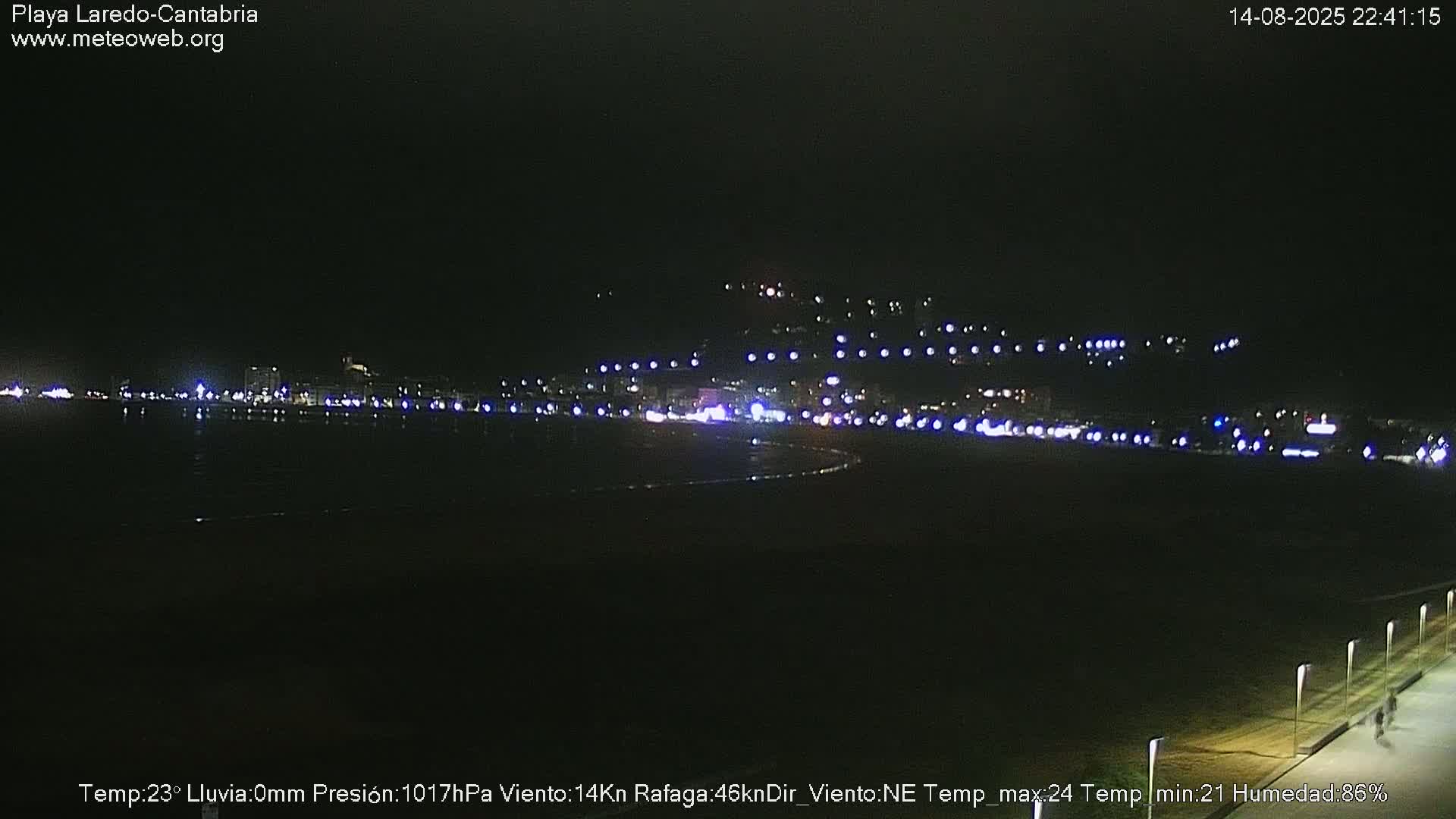 Playa de Laredo Beach Live Cam - Costa Oriental, Cantabria, Spain