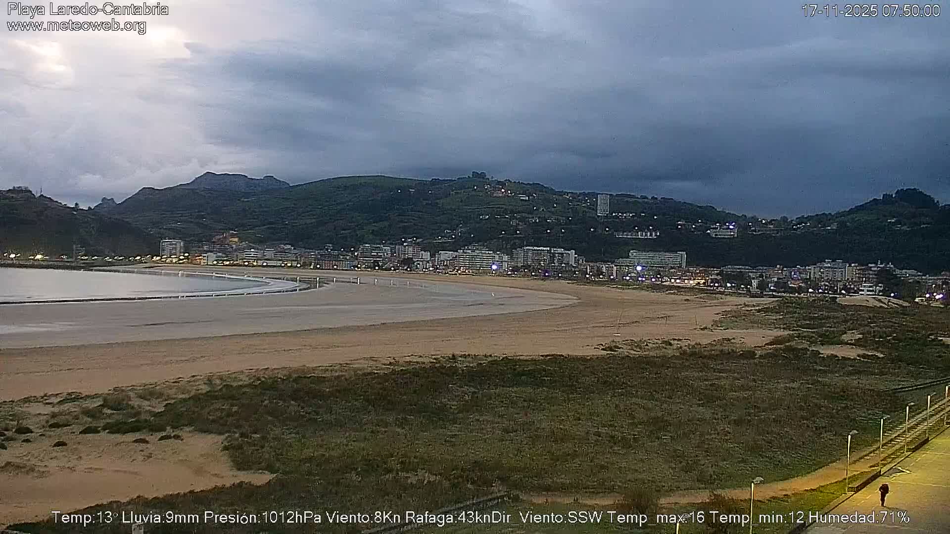 Playa de Laredo Beach Live Cam - Costa Oriental, Cantabria, Spain