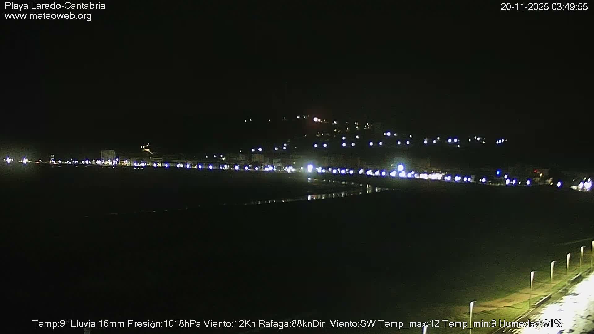 Playa de Laredo Beach Live Cam - Costa Oriental, Cantabria, Spain