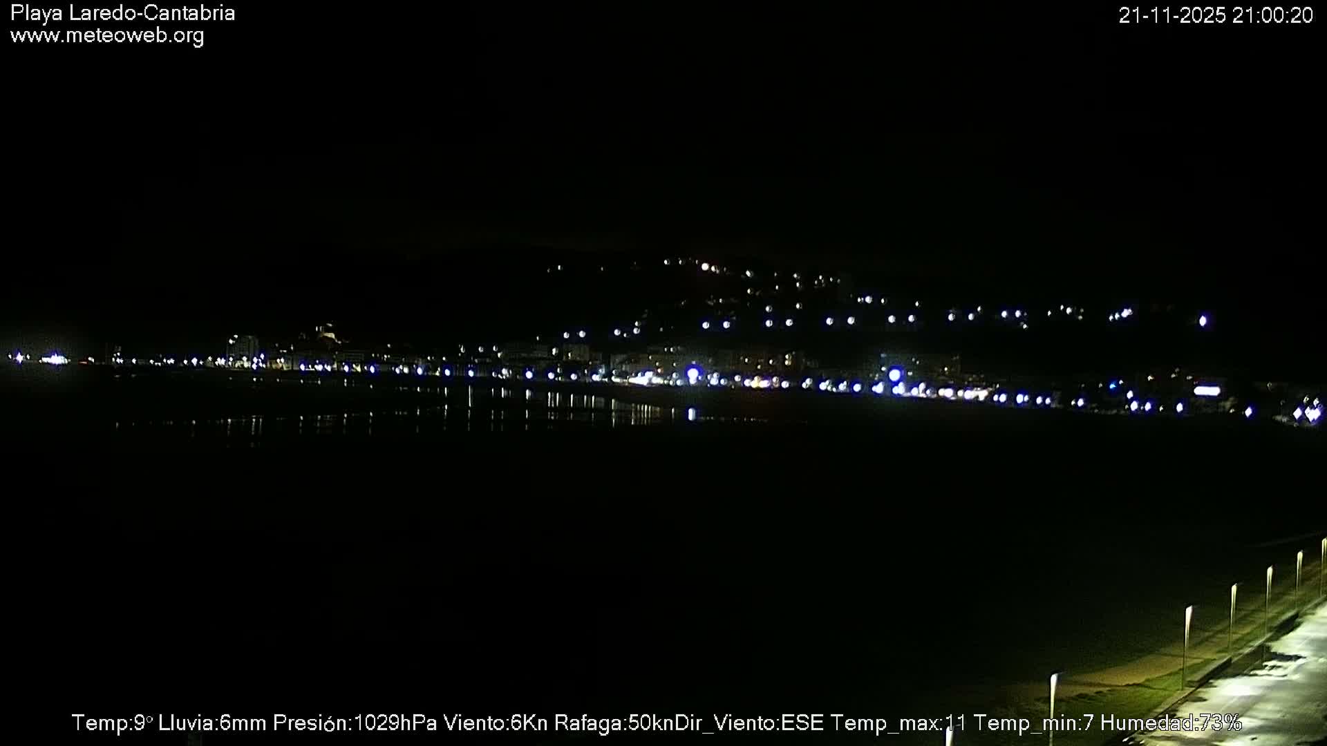 Playa de Laredo Beach Live Cam - Costa Oriental, Cantabria, Spain