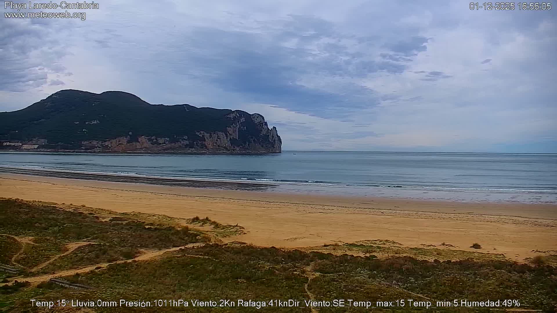 Playa de Laredo Beach Live Cam - Costa Oriental, Cantabria, Spain