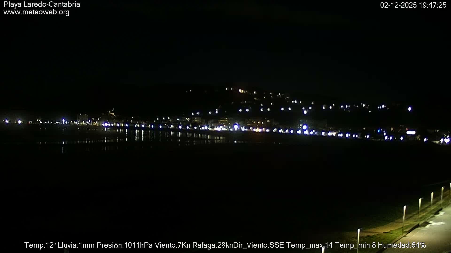 Playa de Laredo Beach Live Cam - Costa Oriental, Cantabria, Spain