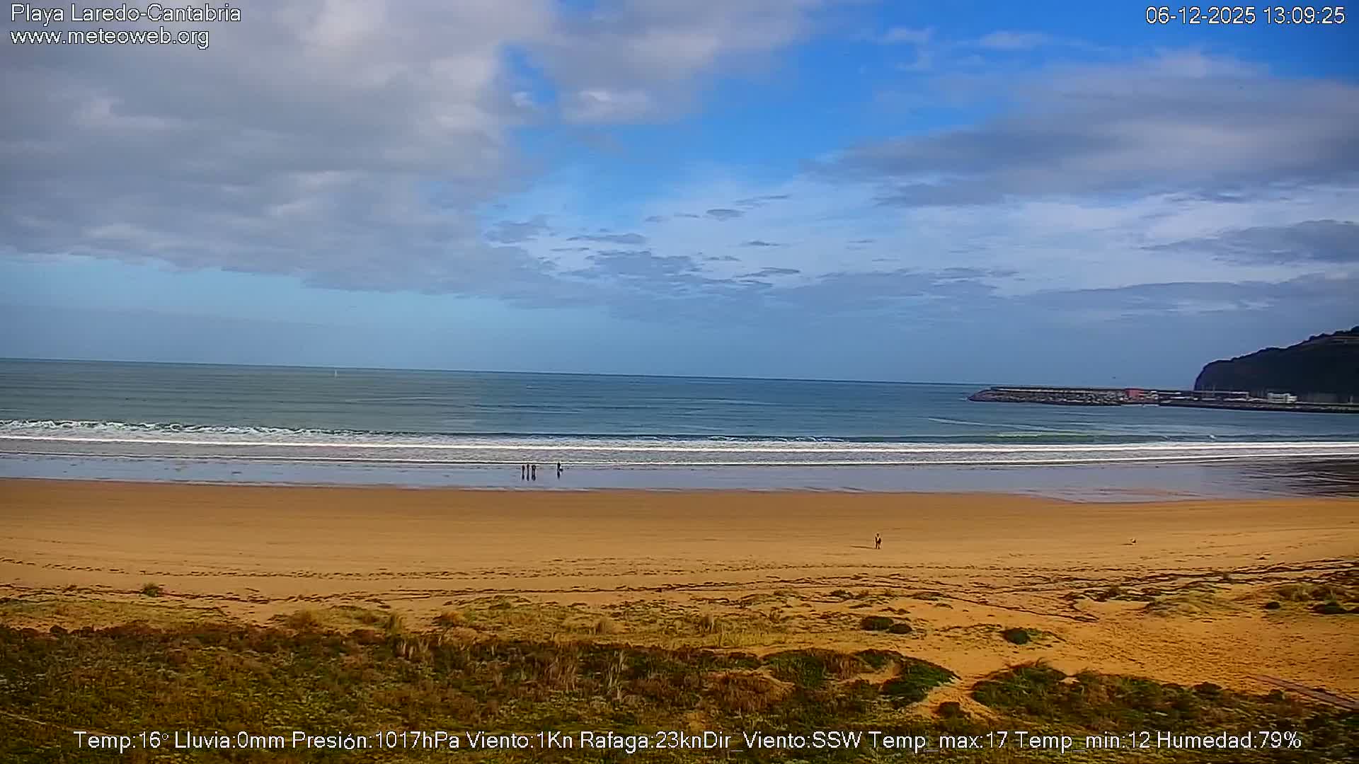 Playa de Laredo Beach Live Cam - Costa Oriental, Cantabria, Spain