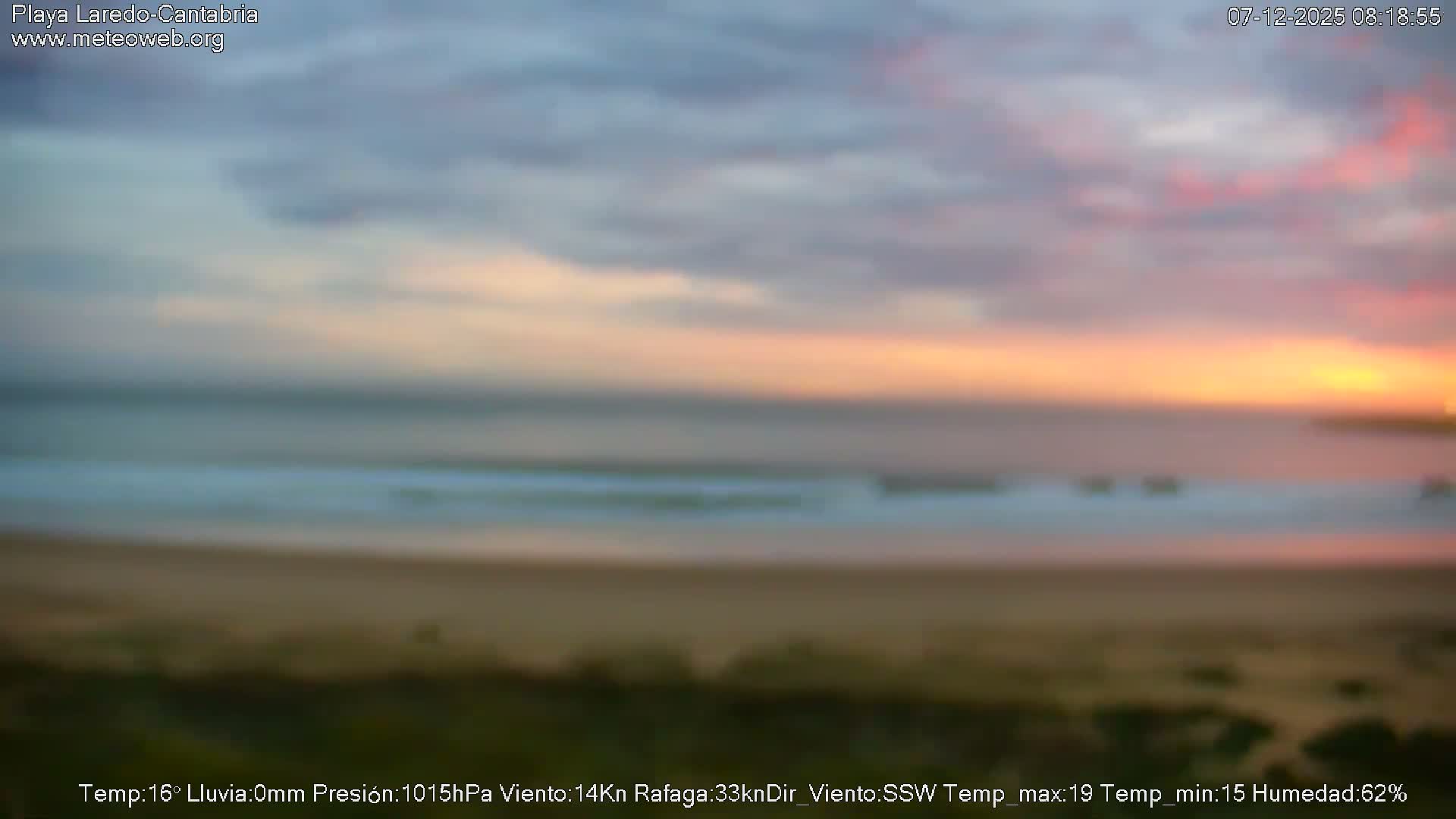 Playa de Laredo Beach Live Cam - Costa Oriental, Cantabria, Spain
