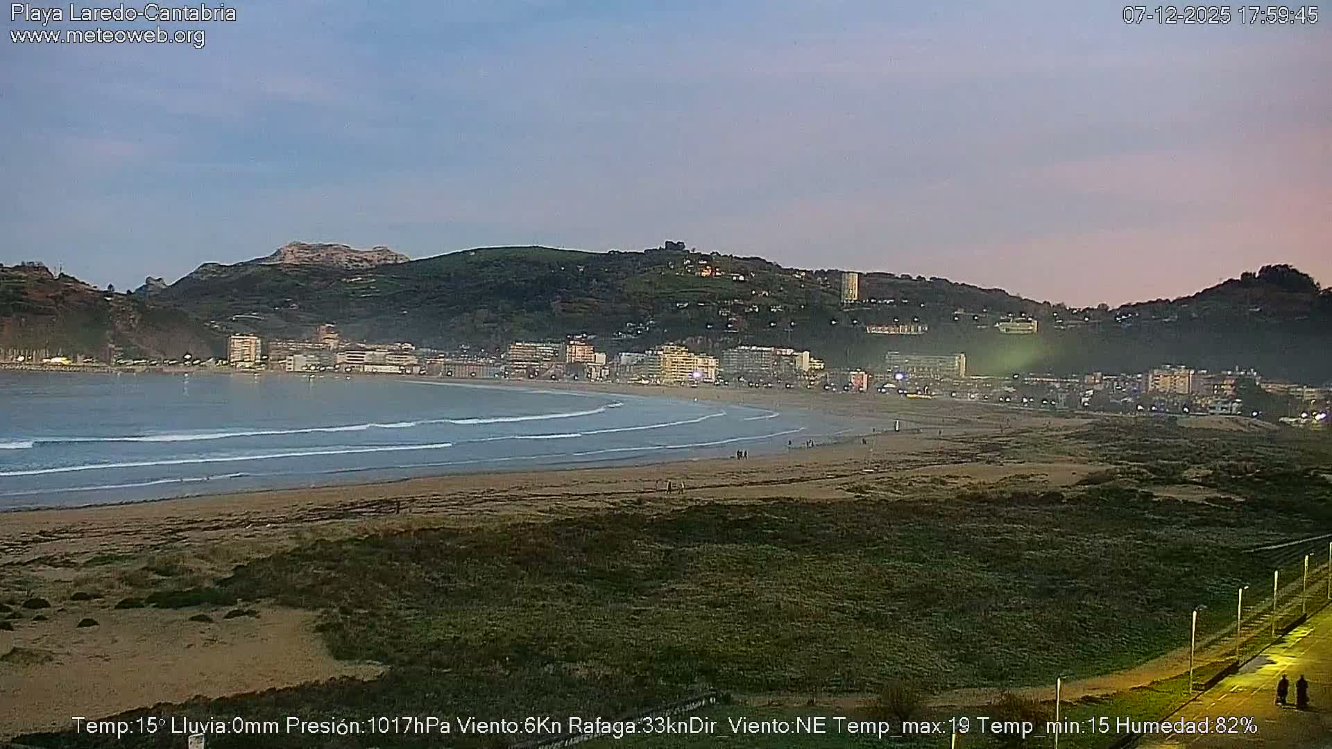 Playa de Laredo Beach Live Cam - Costa Oriental, Cantabria, Spain