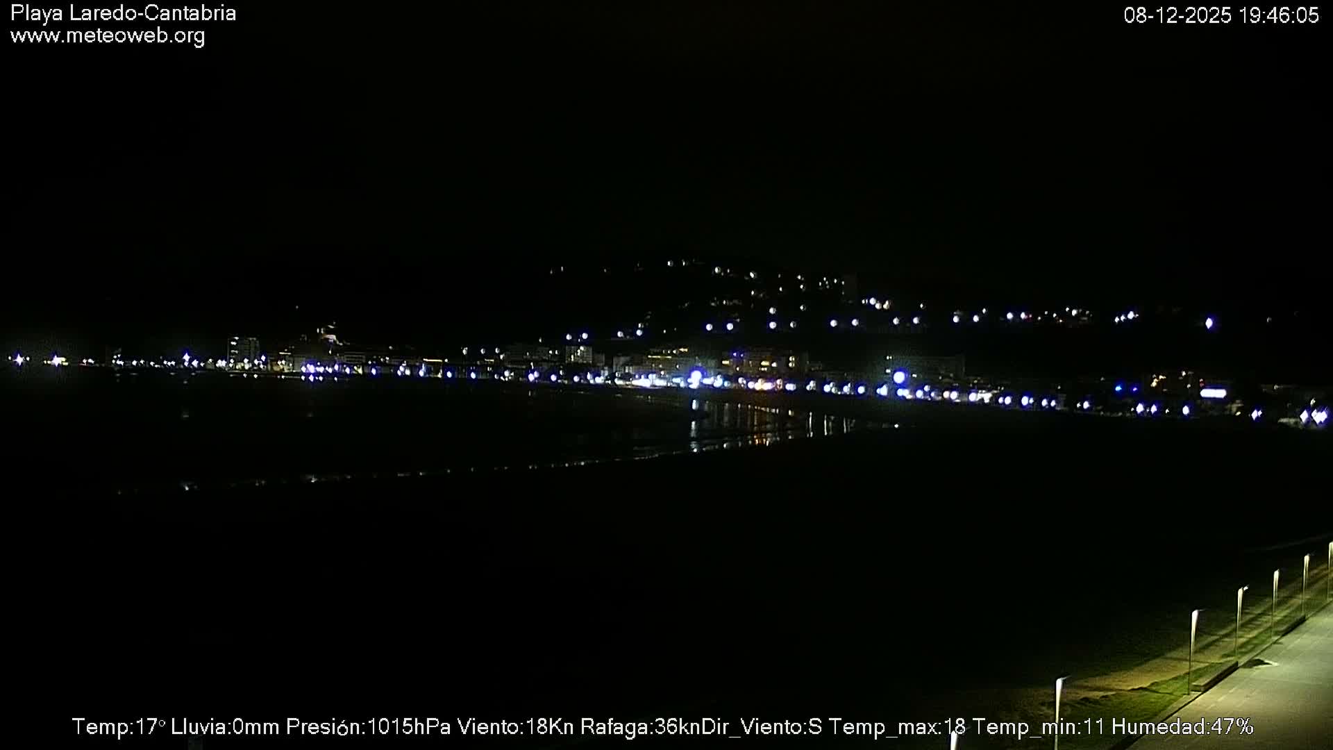 Playa de Laredo Beach Live Cam - Costa Oriental, Cantabria, Spain